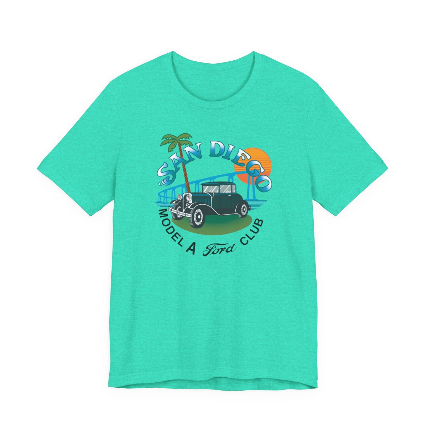San Diego Model A Ford Club Tee — Large Front Logo
