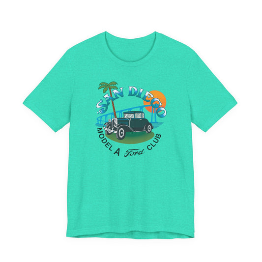 San Diego Model A Ford Club Tee — Large Front Logo