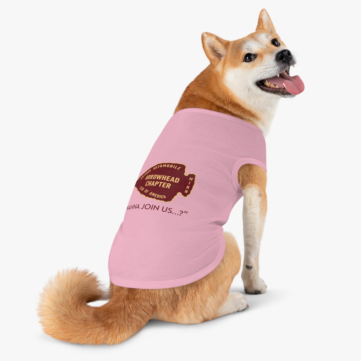 Arrowhead Chapter AACA Pet Tank Top – Vintage Automobile Club Dog Shirt
