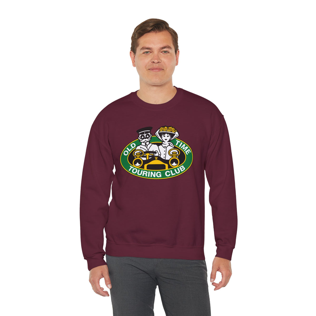 Old Time Touring Club Crewneck Sweatshirt - Unisex Heavy Blend™ Crewneck Sweatshirt