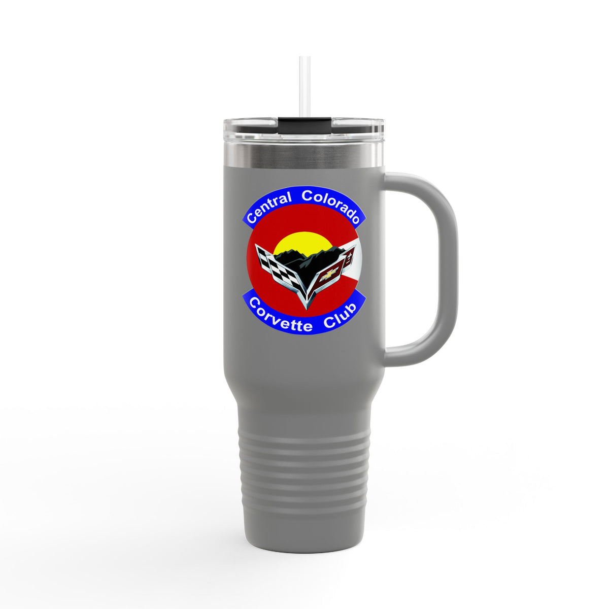 Central Colorado Corvette Club - Logo 40oz Insulated Travel Mug