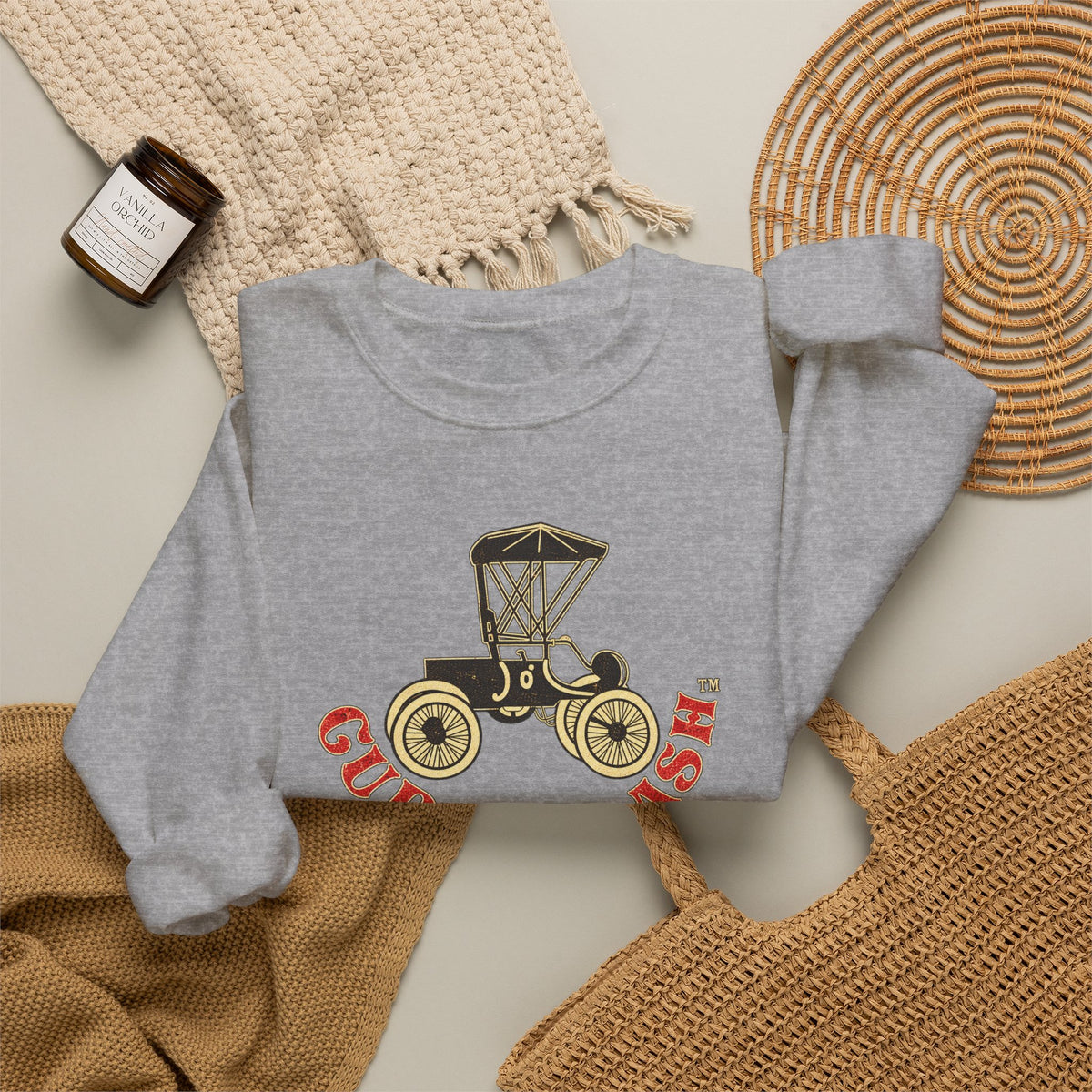 Curved Dash Oldsmobile Club Crewneck Sweatshirt