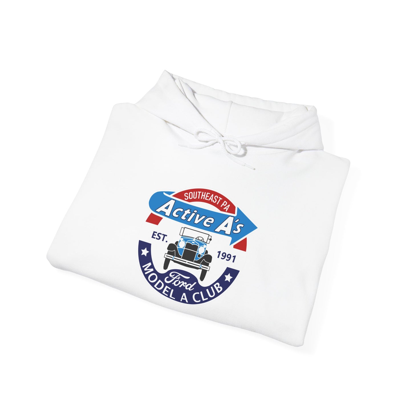 Active A's Model A Club Hoodie – Vintage Ford Model A Car Enthusiast Sweatshirt