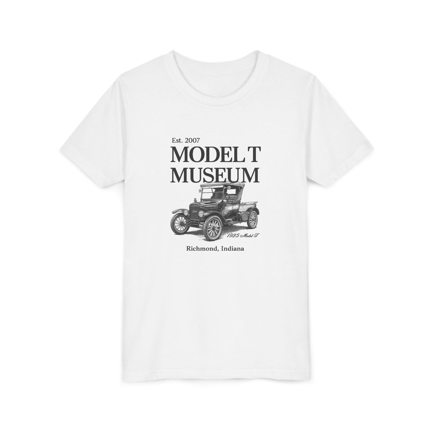1925 Model T Pickup "Bradley" Museum Tee — Model T Museum Youth Tee (Richmond, Indiana)