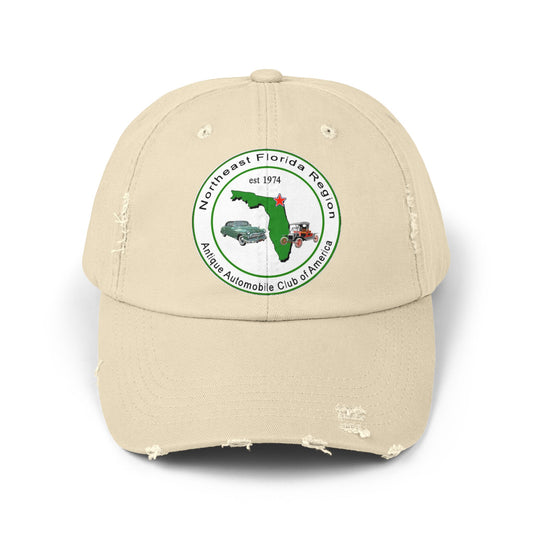 Northeast Florida Region AACA Unisex Distressed Cap