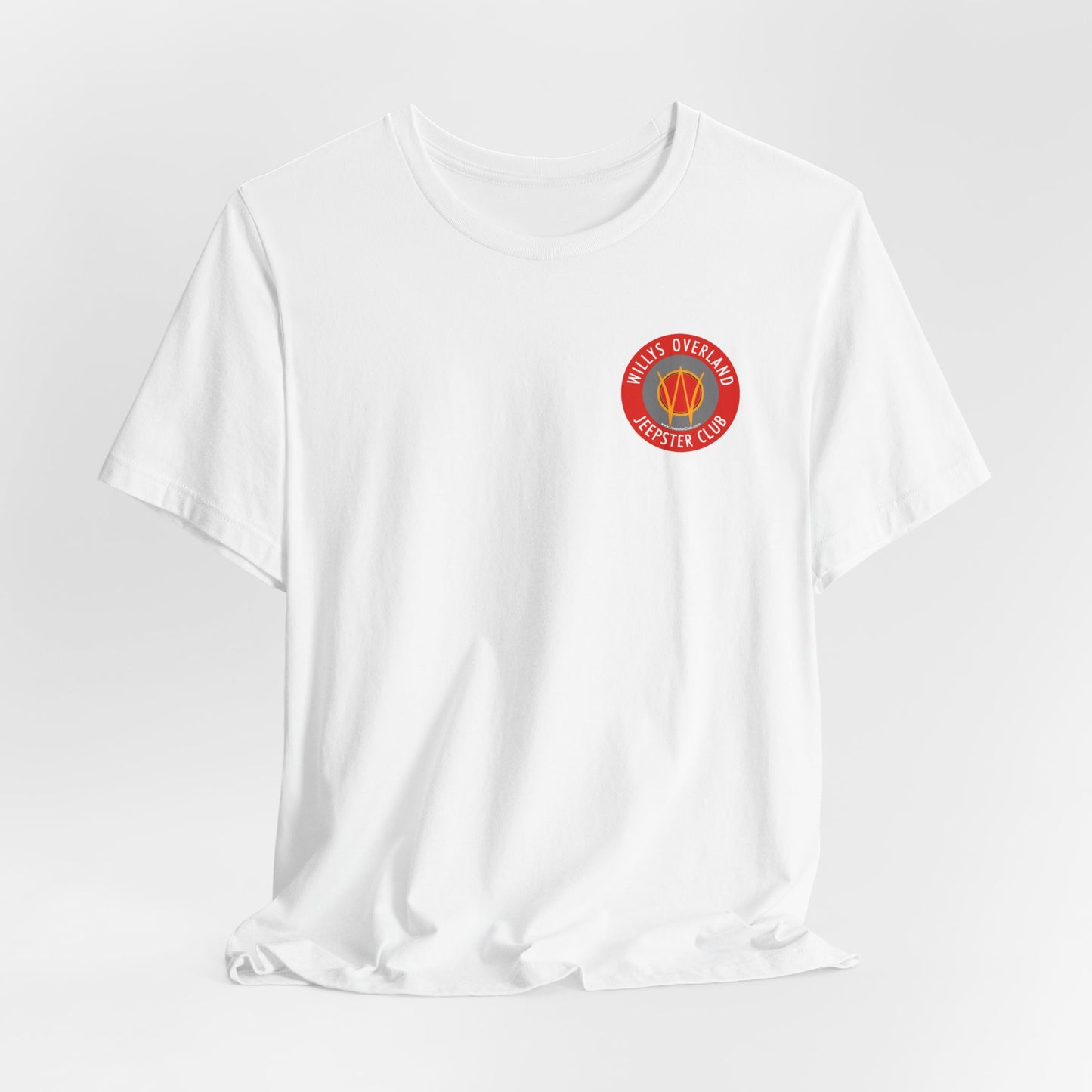 Willys Overland Jeepster Club T‑Shirt — Front and Back Logos