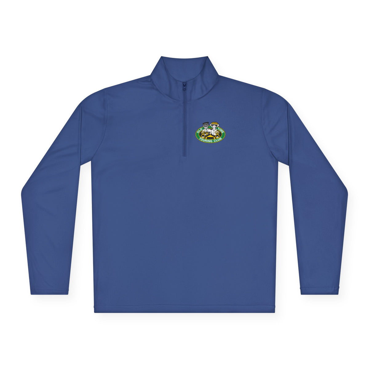 Old Time Touring Club of Pennsylvania Quarter-Zip Pullover - Front and Back Logos
