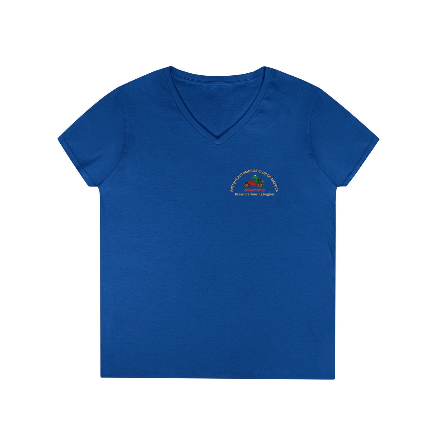 Ladies' V-Neck T-Shirt — Snapper's Club Logo Tee