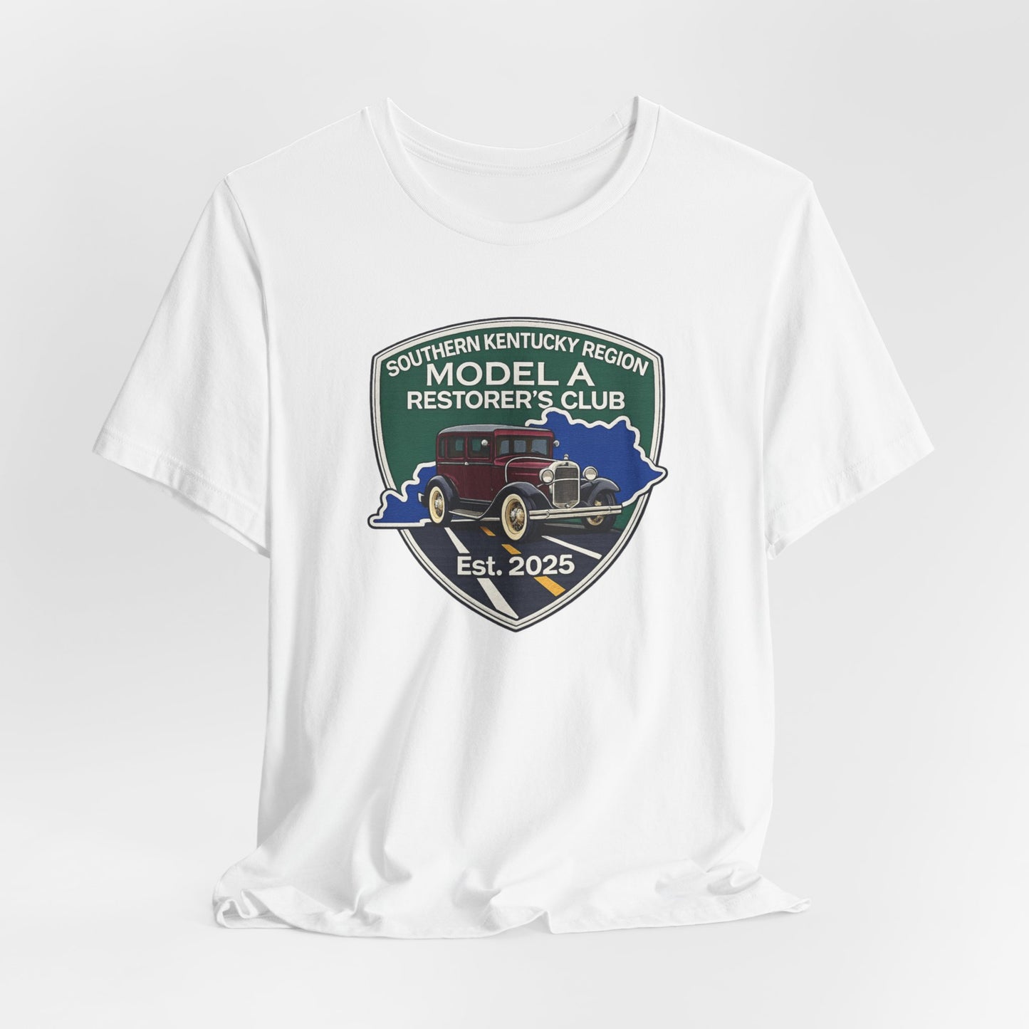 Southern Kentucky Region Model A Restorer's Club T-Shirt — Southern Kentucky Region Est. 2025