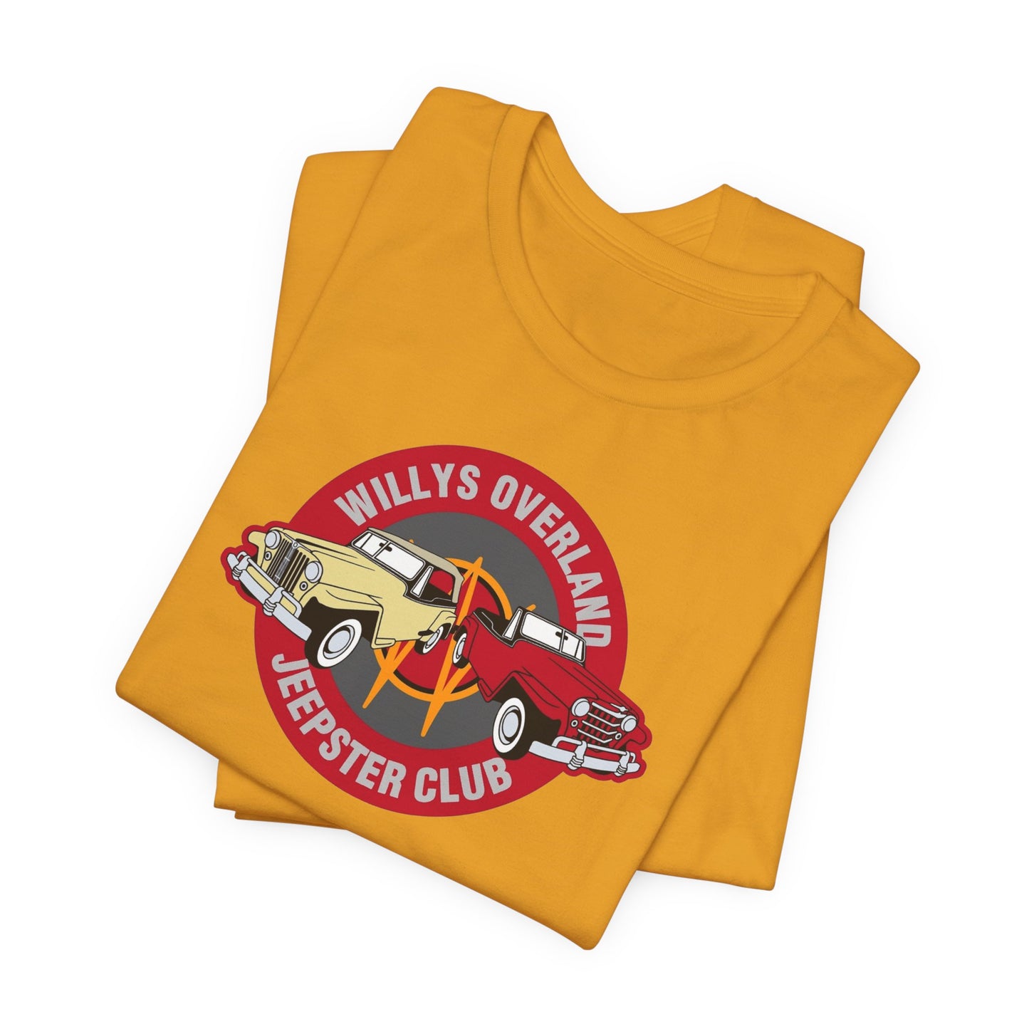 Willys Overland Jeepster Club T-Shirt - Unisex Jersey Short Sleeve Tee