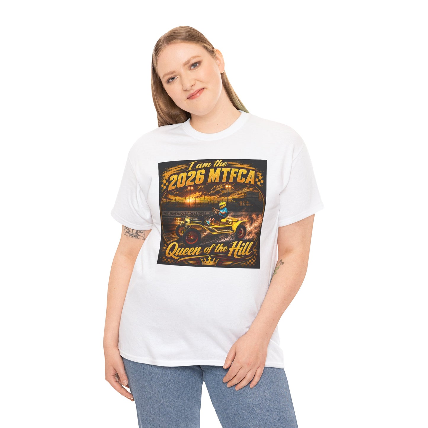 Queen of the Hill 2026 MTFCA T‑Shirt - Gildan Unisex Heavy Cotton Tee