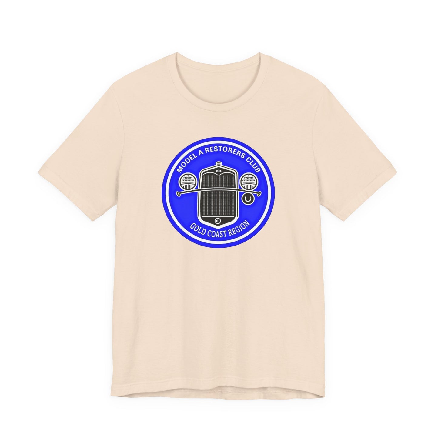 Model A Restorers Club Gold Coast Region T‑Shirt (large logo)
