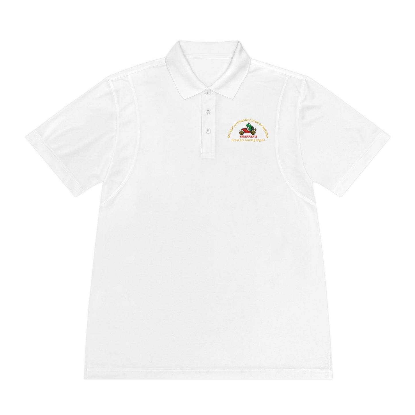 Snapper's Brass and Gas Touring Region Men's Polo Shirt with Small Embroidered Logo - Classic Golf & Casual Workwear