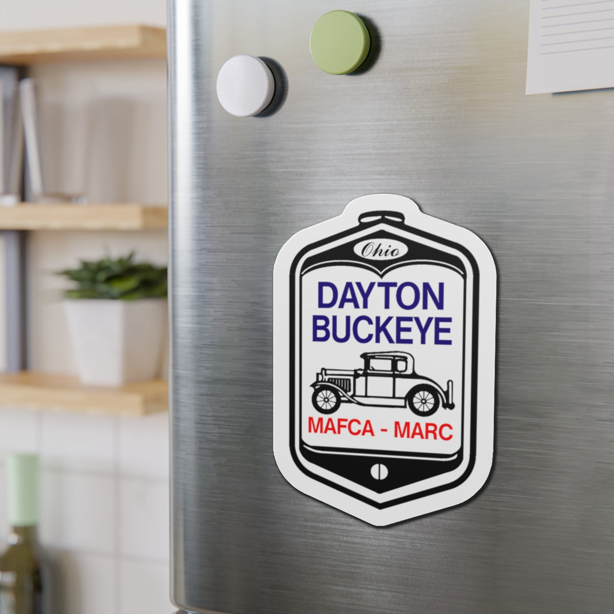 Dayton Buckeye Model A Ford Club - Vintage Die-Cut Magnet