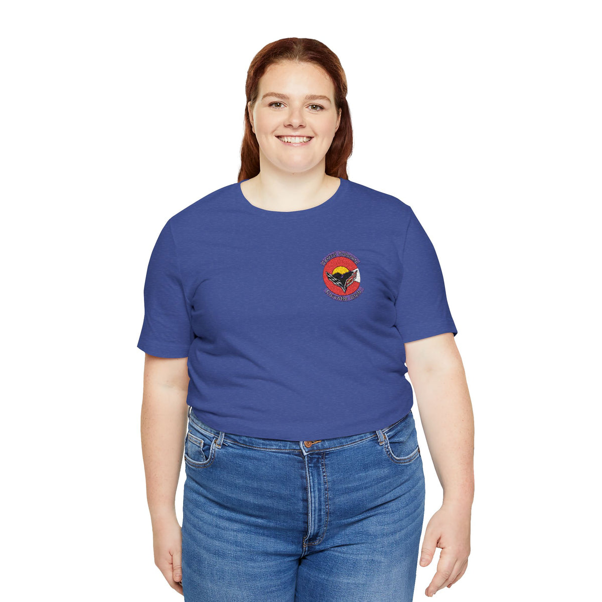 Central Colorado Corvette Club - Embroidered Unisex Soft Style Tee