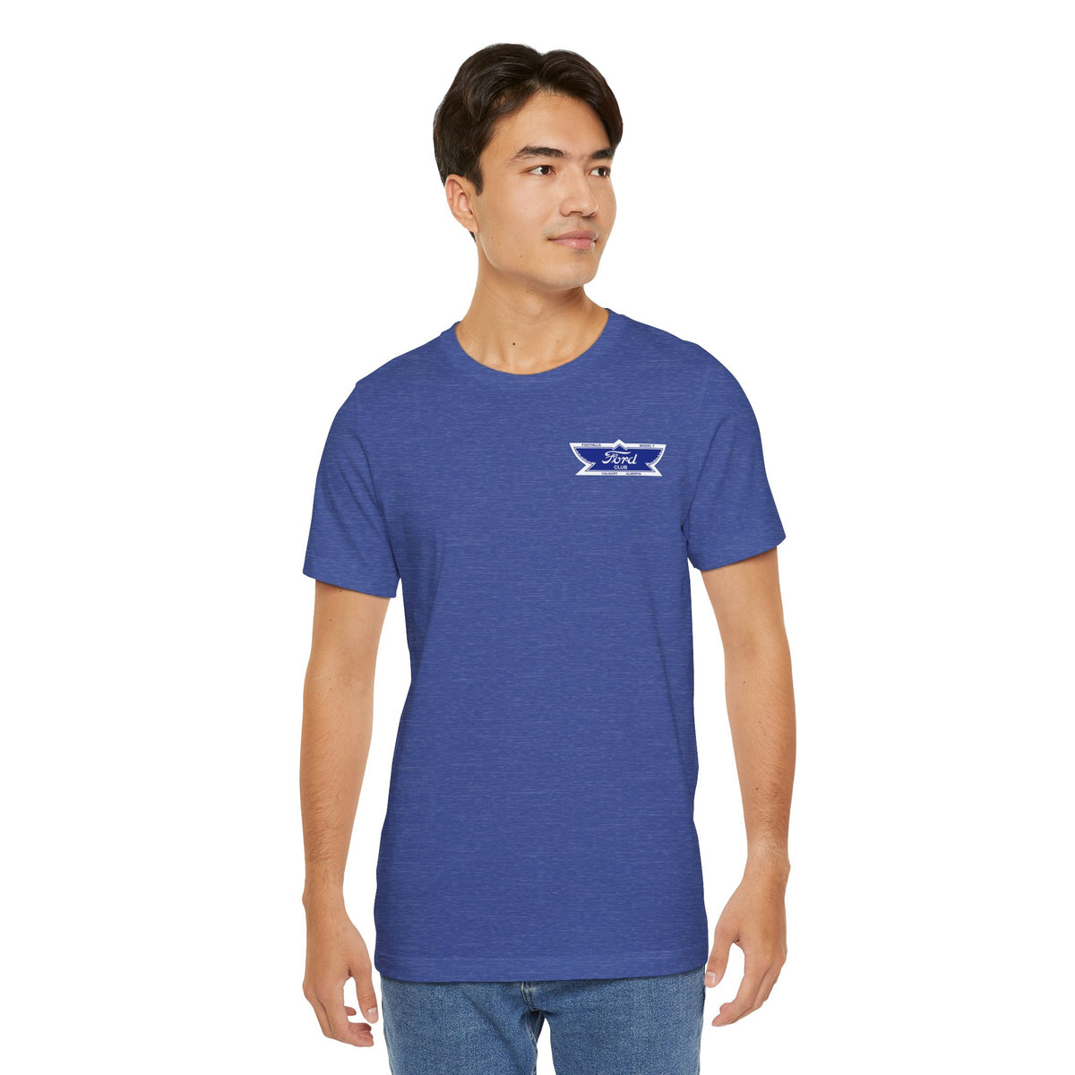 Foothills Model T Club Unisex Soft Tee — Small Front Logo