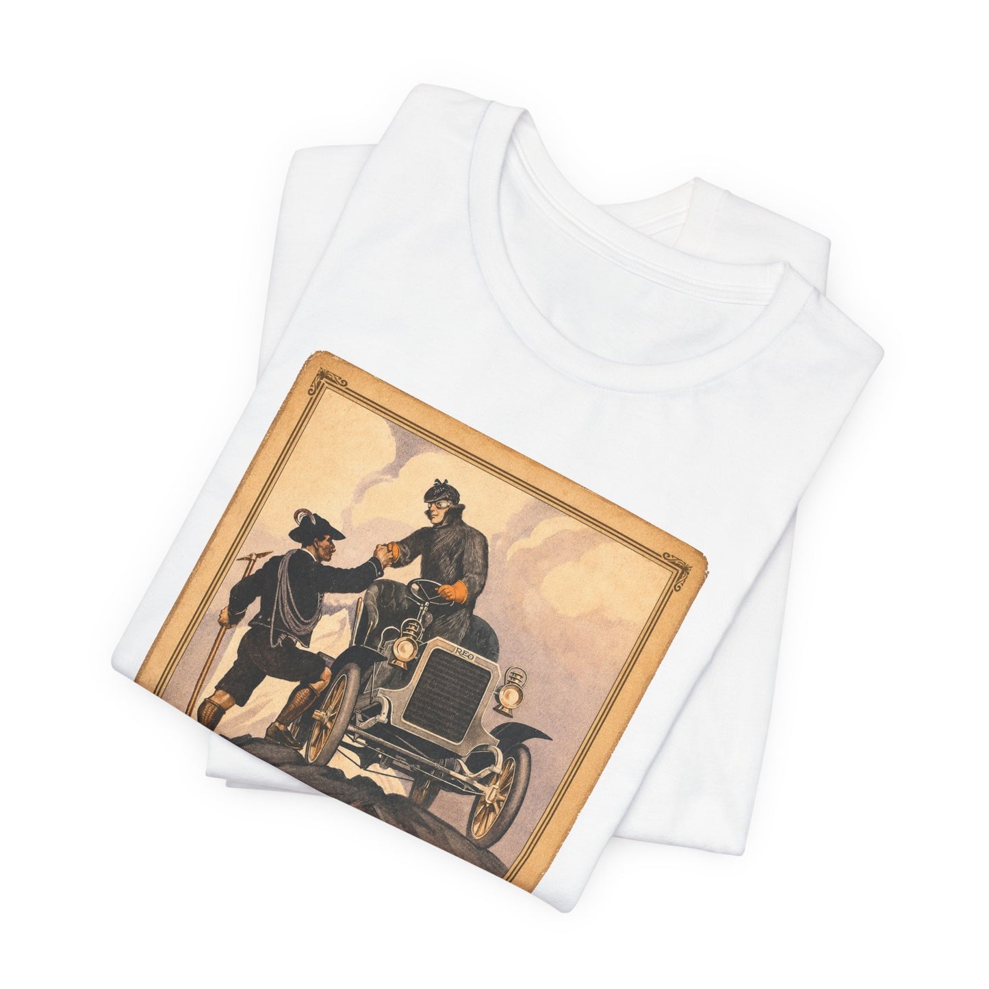 REO Mountain Climbers Vintage Tee — Unisex Soft Short Sleeve Tee