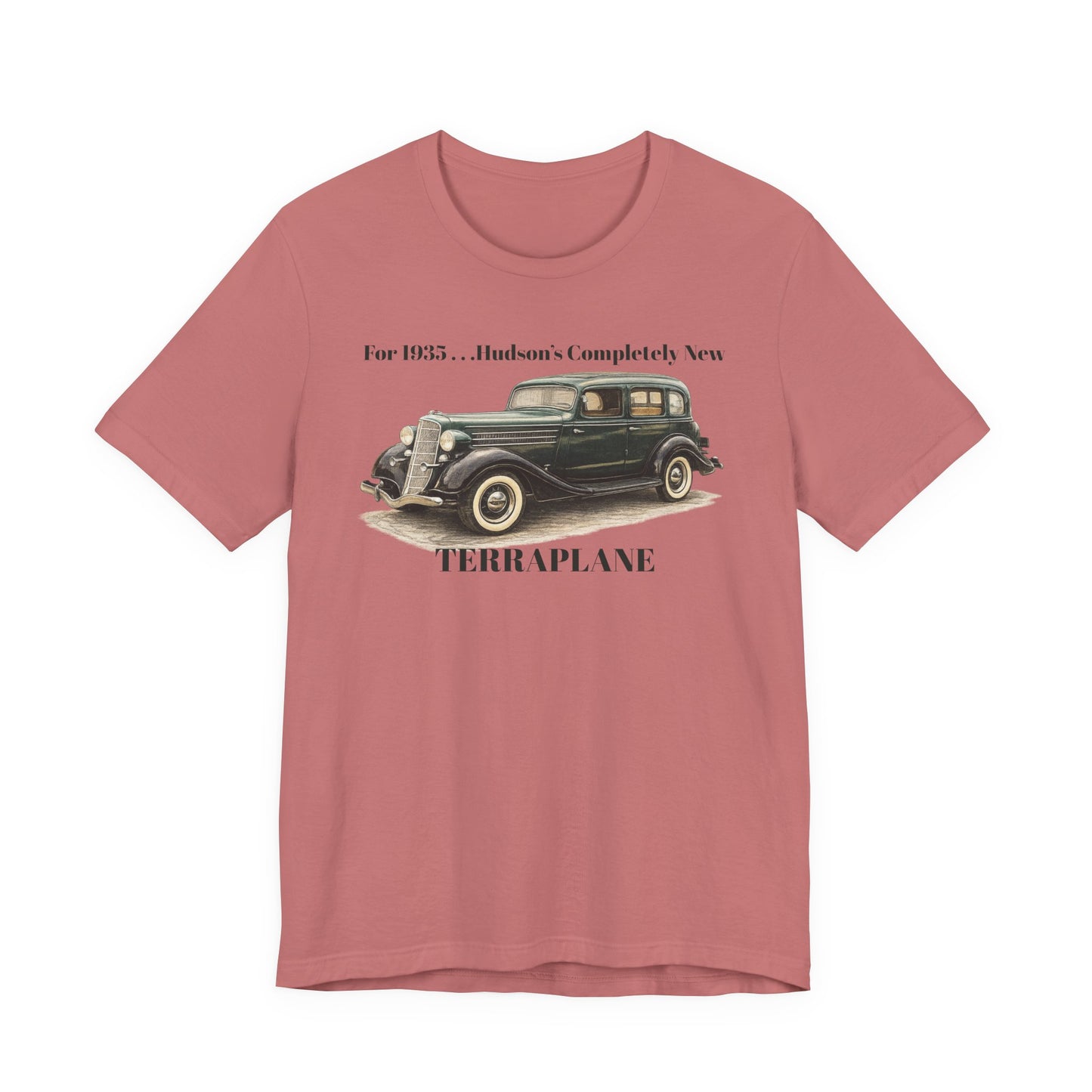 1935 Hudson Terraplane Classic Auto T‑Shirt Tee – Unisex Jersey Short Sleeve Tee (BJ)