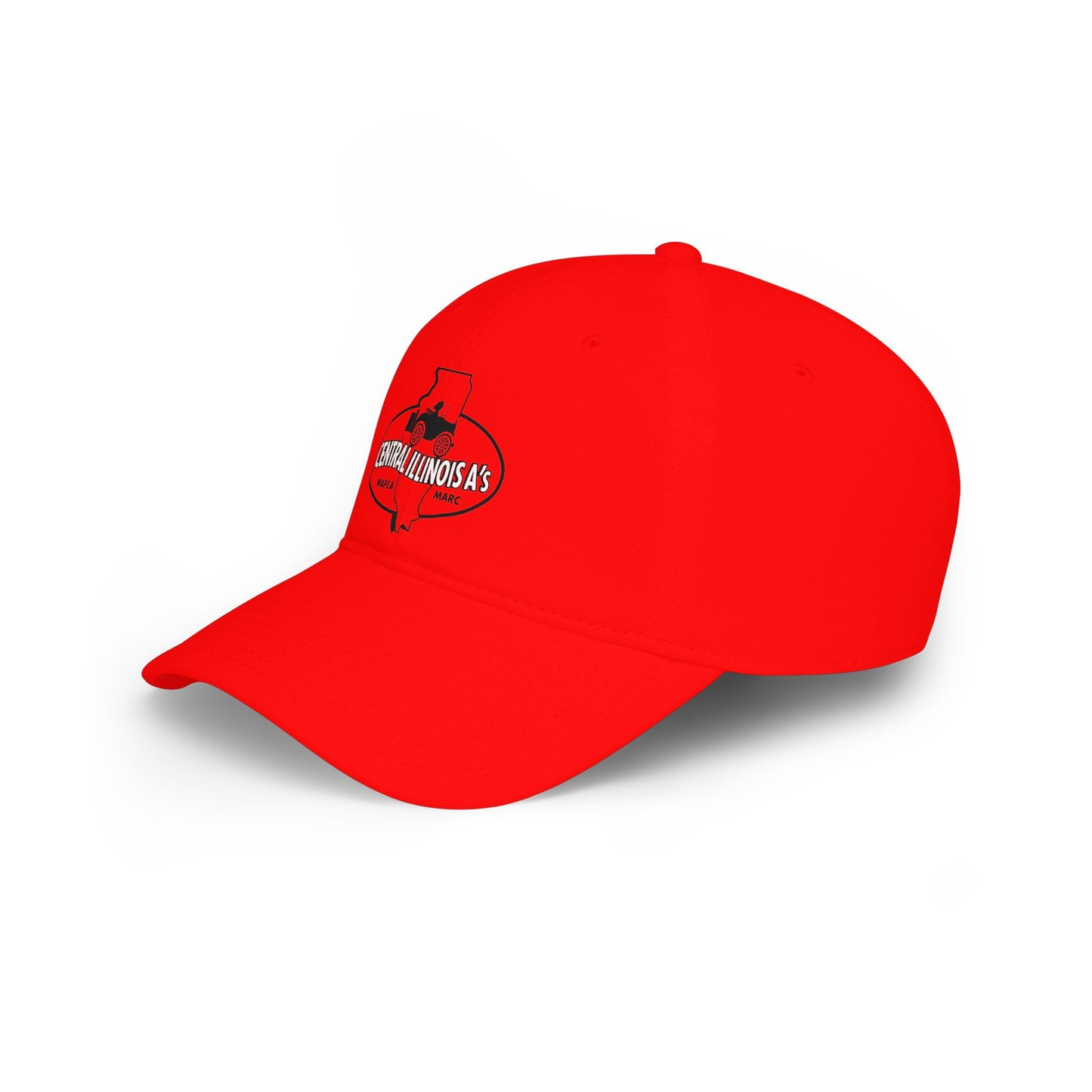 Central Illinois A's Low Profile Baseball Cap – Vintage State Logo Hat
