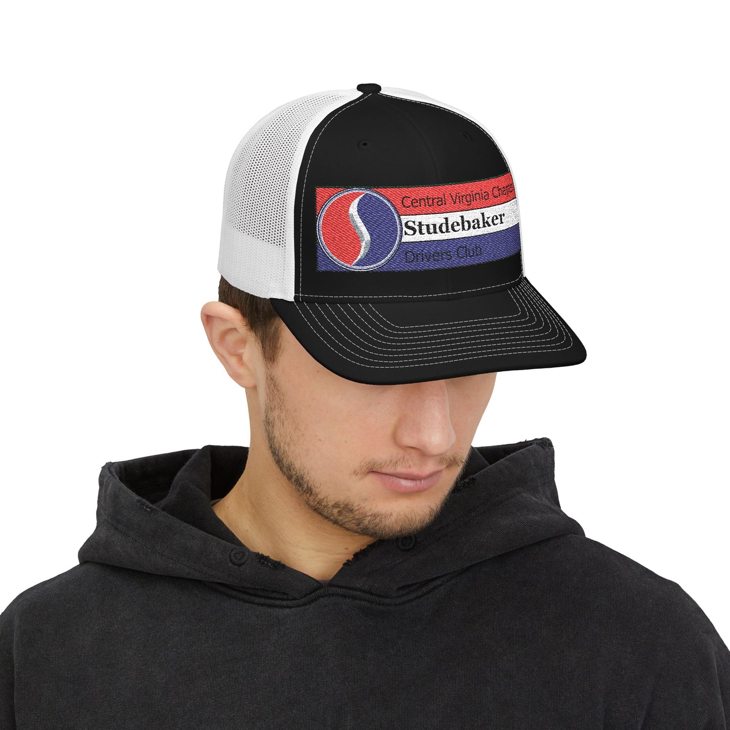 Central Virginia Chapter Studebaker Drivers Club Embroidered Snapback Trucker Cap - Richardson 112 Trucker Hat