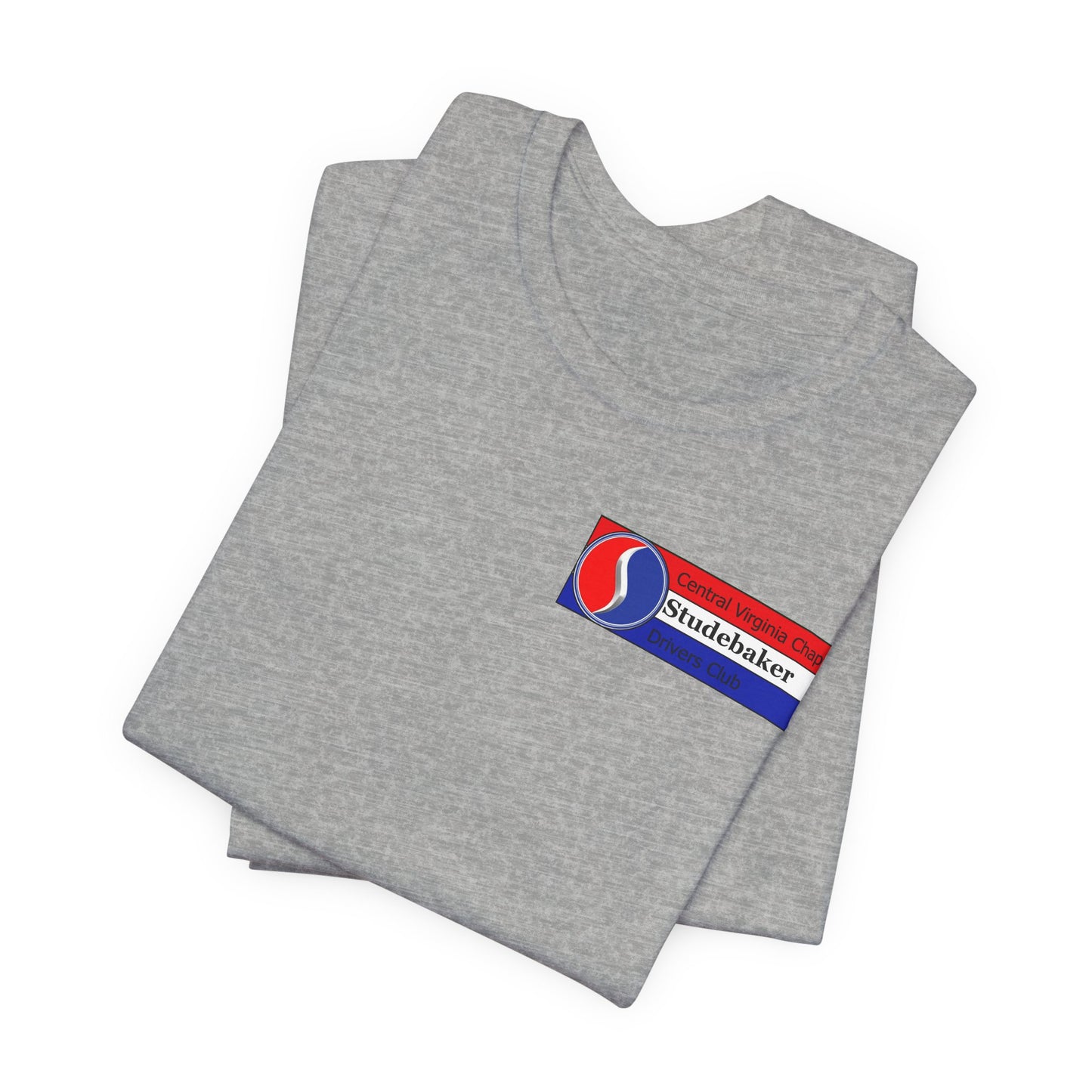 Central Virginia Chapter Studebaker Drivers Club - Unisex Jersey Short Sleeve Tee