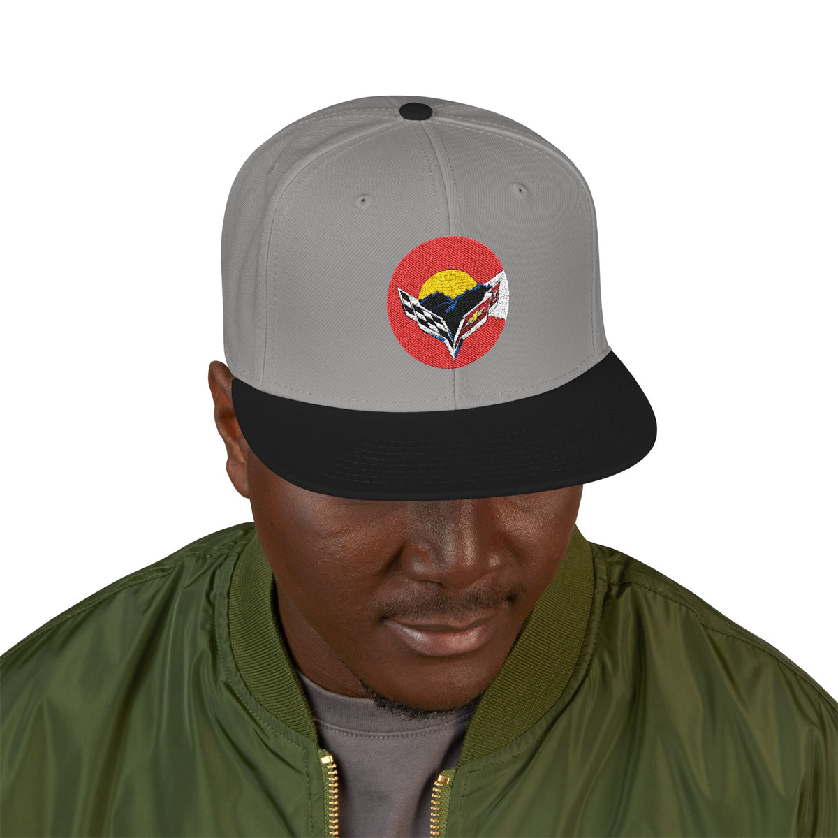 Central Colorado Corvette Club - Embroidered Snapback Hat