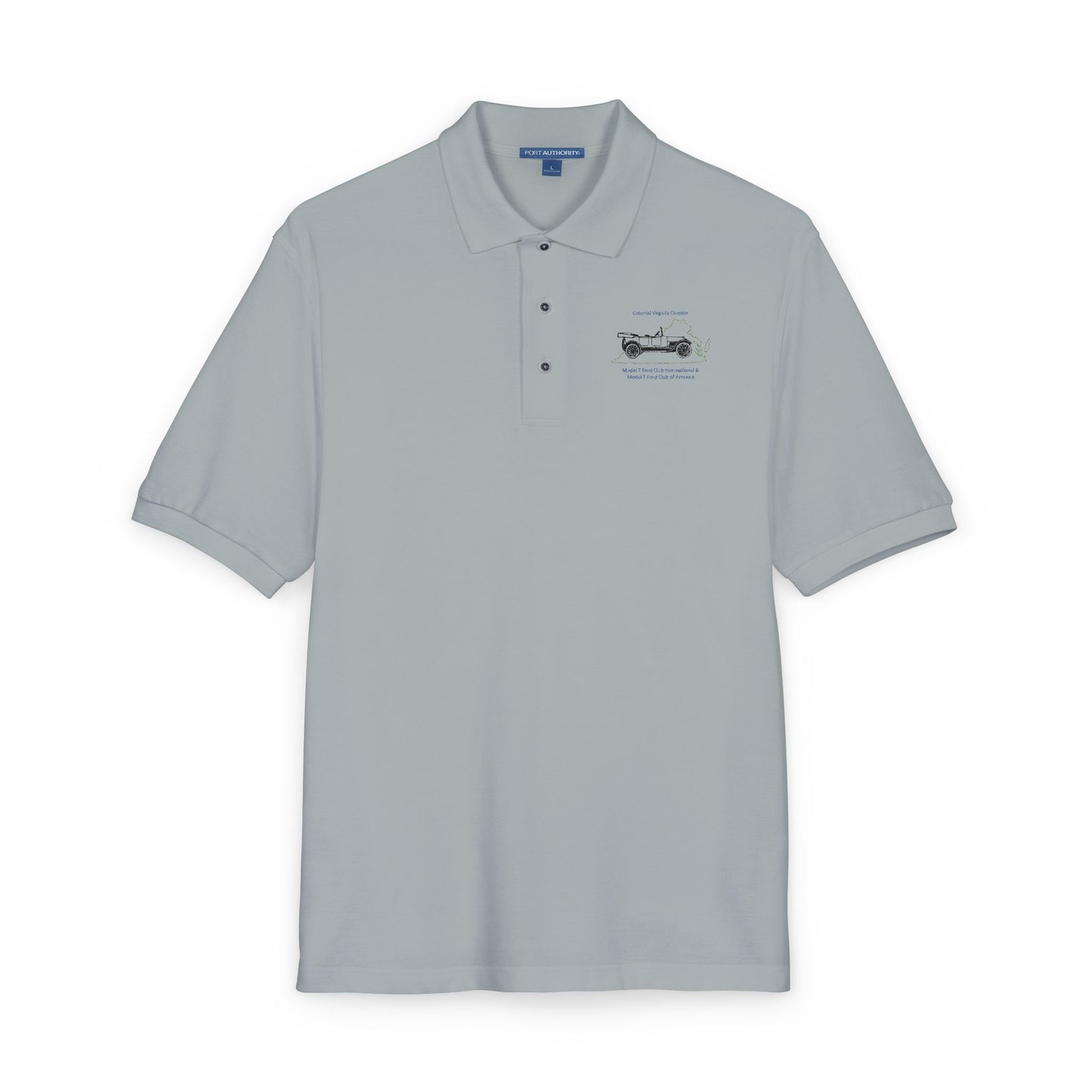 Colonial Virginia Chapter Embroidered 'Voyage' Nautical Polo Shirt — Classic Travel-Inspired Men's & Women's Collared Tee