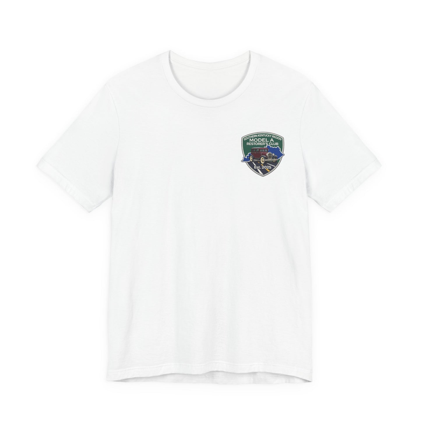 Southern Kentucky Region Model A Restorer's Club T‑Shirt — Front and Back Logos Unisex Jersey Short Sleeve Tee