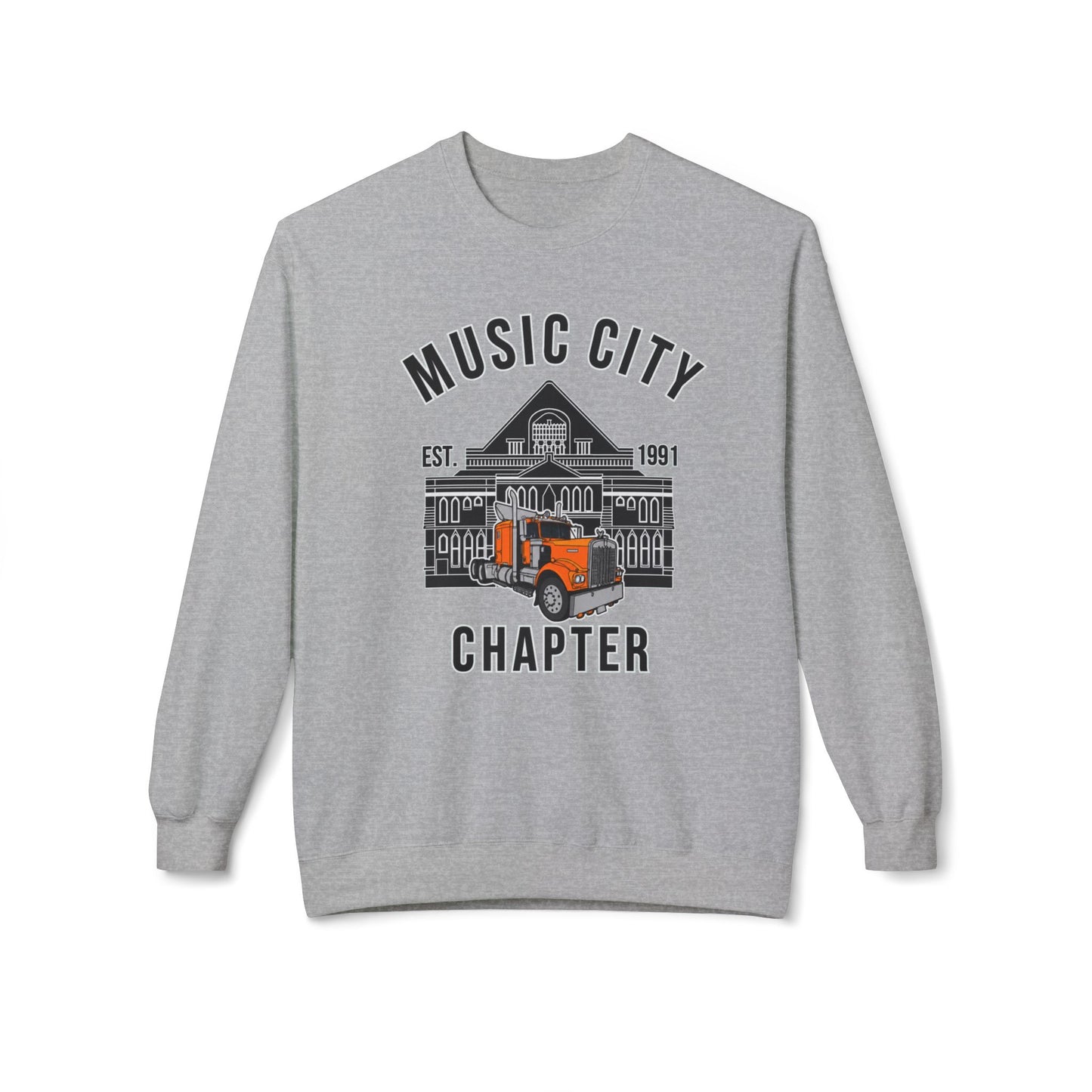 Music City Chapter ATHS — Unisex Midweight Softstyle Fleece Crewneck Sweatshirt