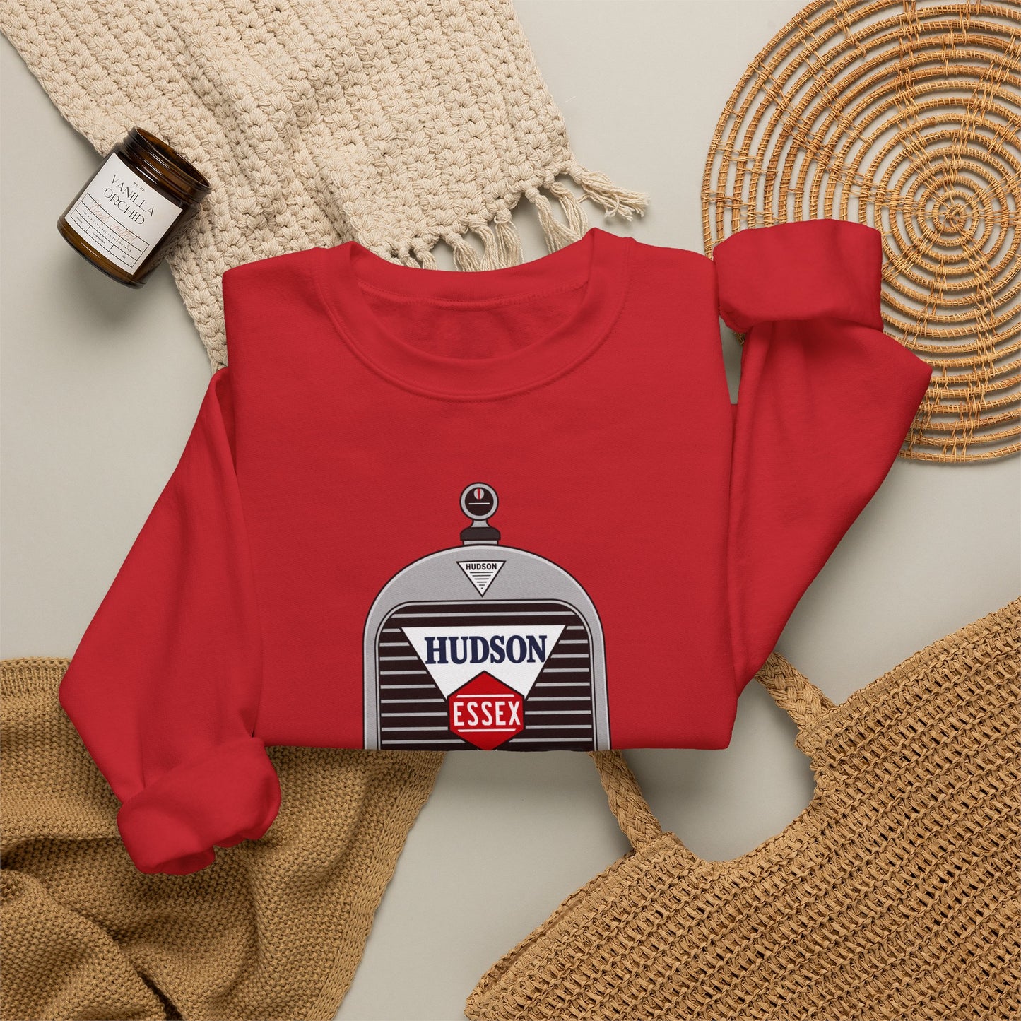 Hudson Essex Terraplane Club Classic Logo Sweatshirt - Unisex Heavy Blend™ Crewneck Sweatshirt