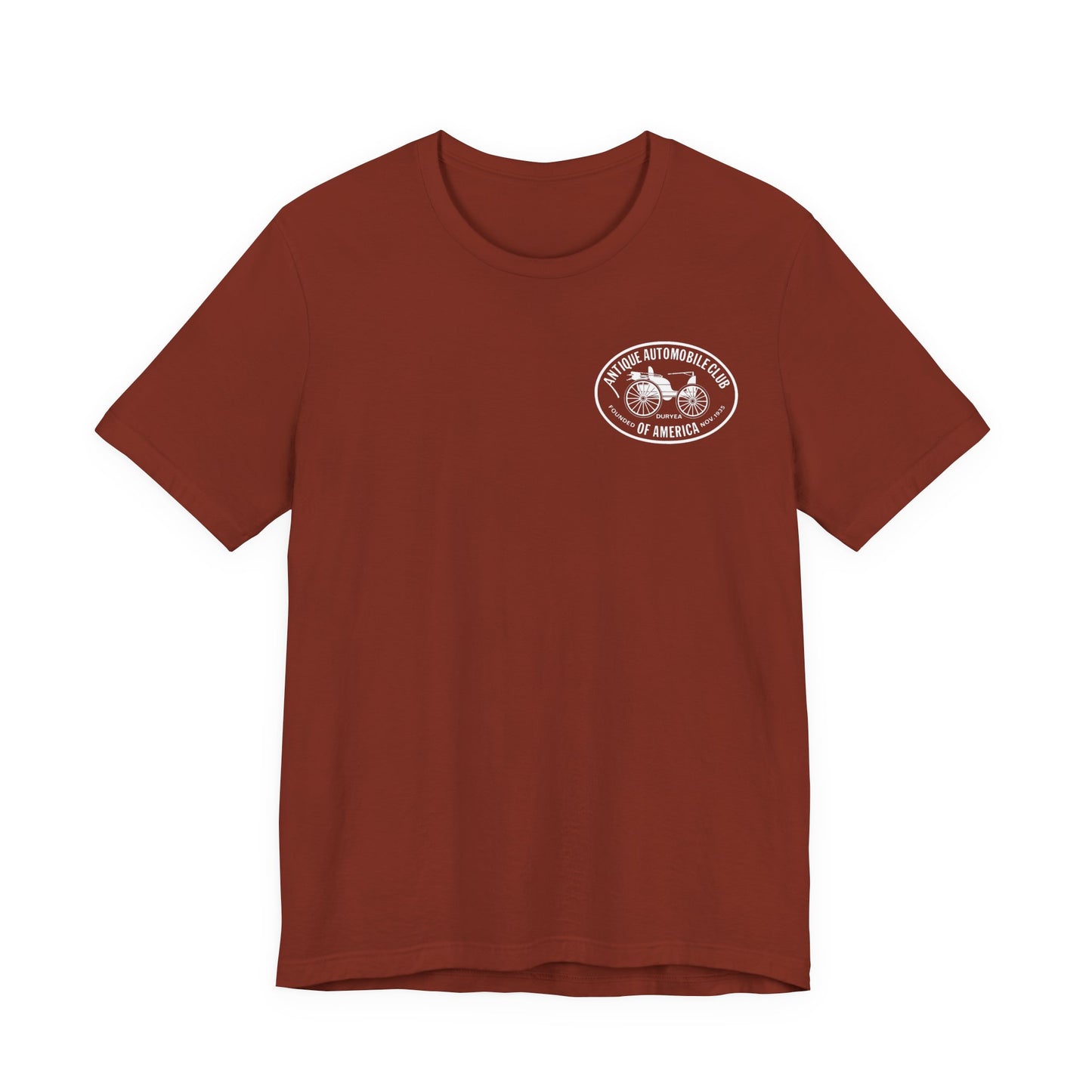 Shenandoah Region AACA Tee — Small AACA Front Logo and Large Shenandoah Region AACA Back Logo