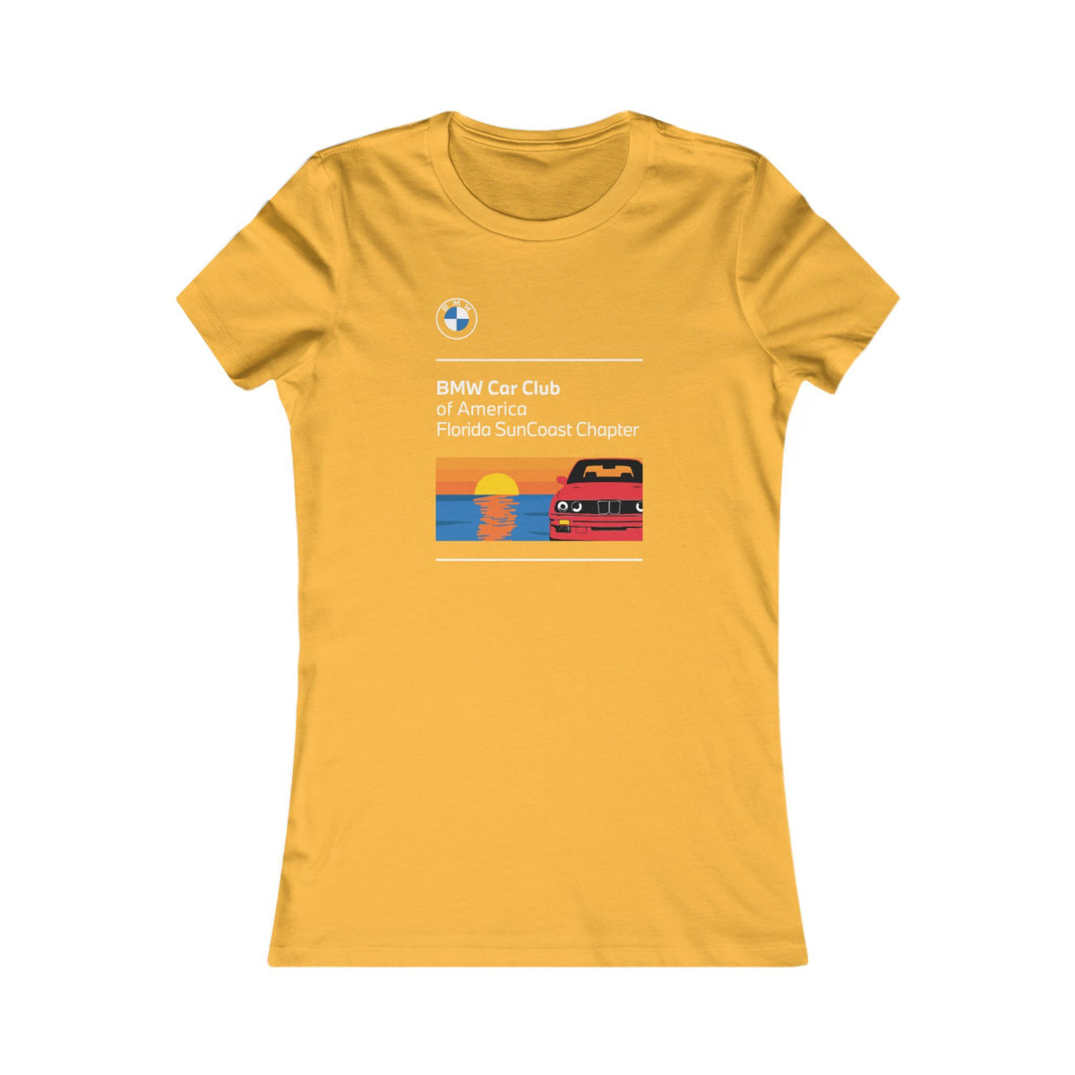 BMW Car Club of America Florida SunCoast Chapter Women's T-Shirt
