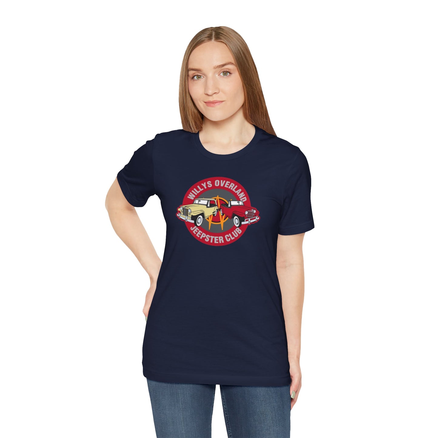 Willys Overland Jeepster Club T-Shirt - Unisex Jersey Short Sleeve Tee