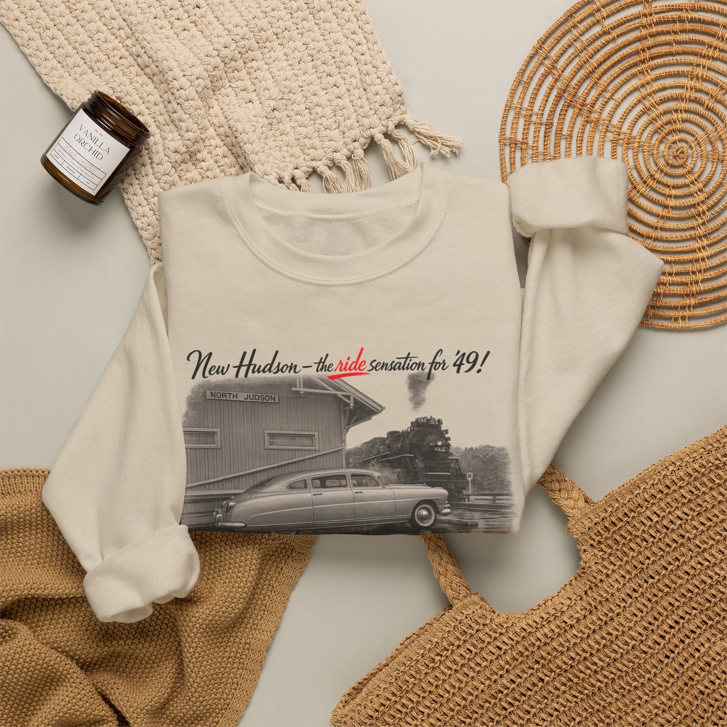 1949 Hudson Commodore Six Crewneck Sweatshirt — (Rick C)