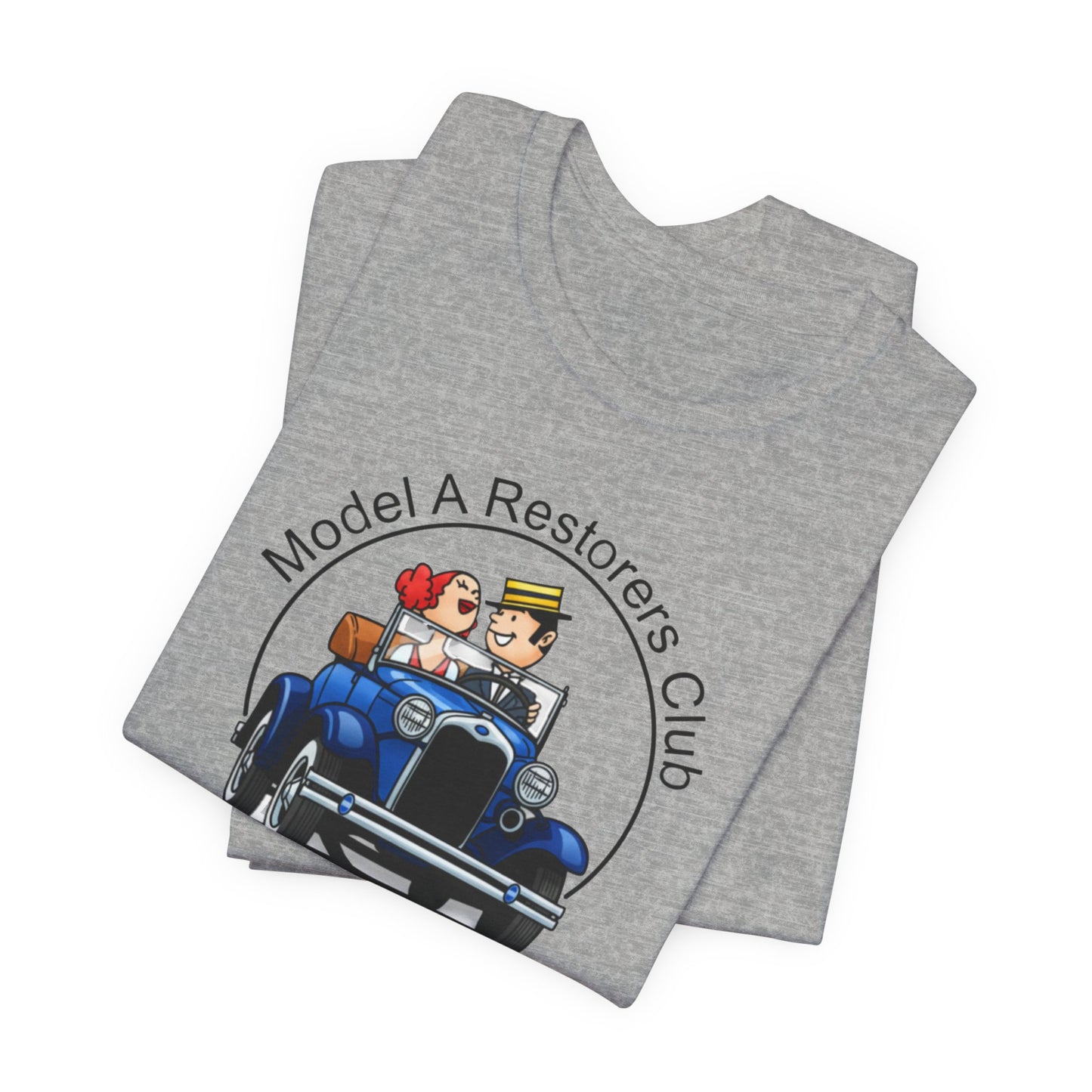Model A Restorers Club Tee — Vintage Car Classic Car Enthusiast T‑Shirt with Sleeve Logo
