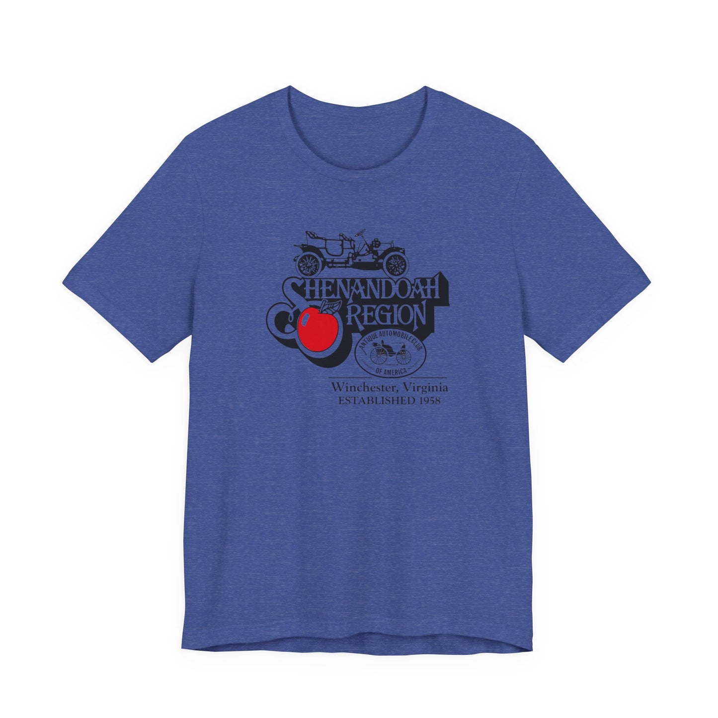 Shenandoah Region AACA Winchester VA Tee — Large Front Logo