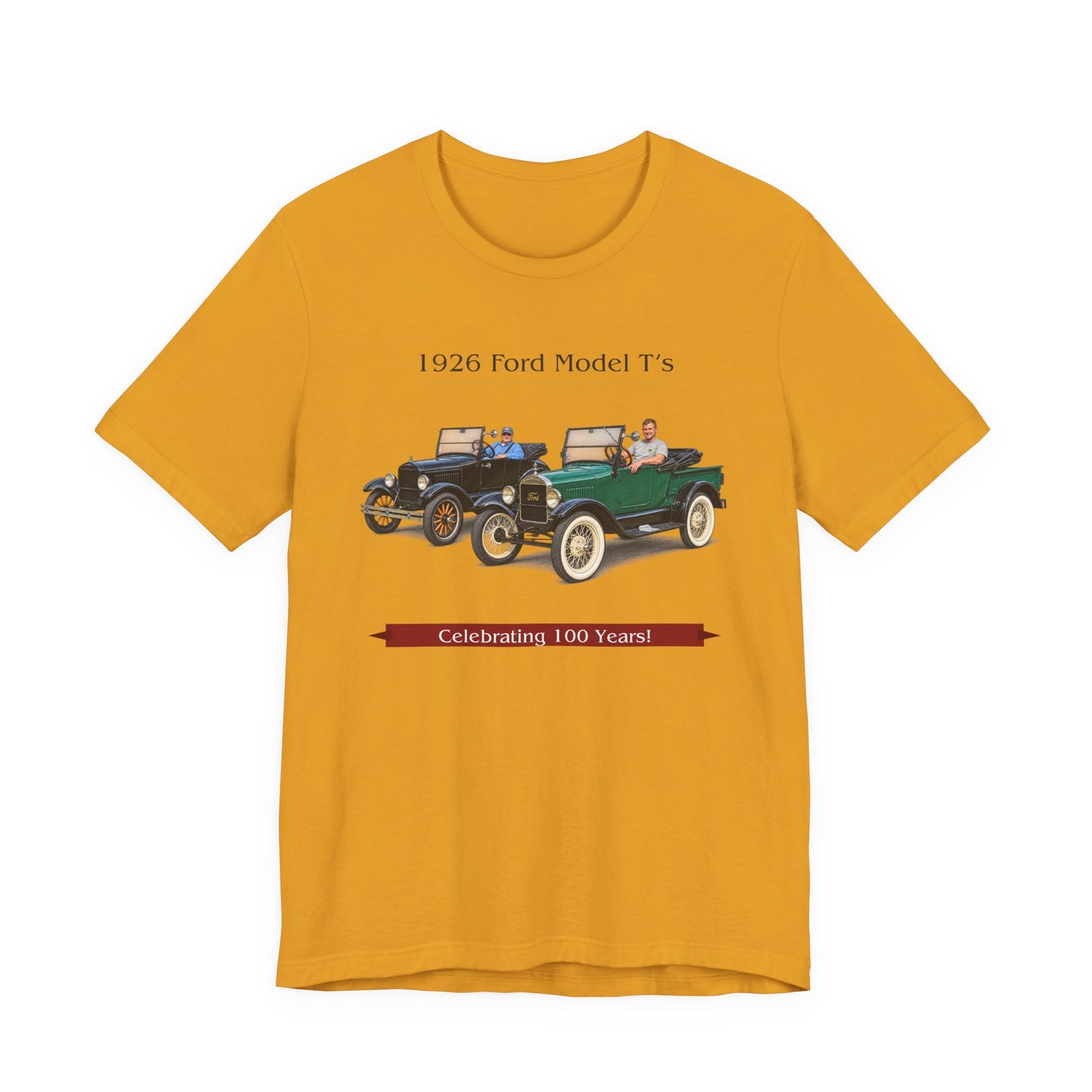 1926 Ford Model T's Tee — Celebrating 100 Years Vintage Car T-Shirt (JoeS)