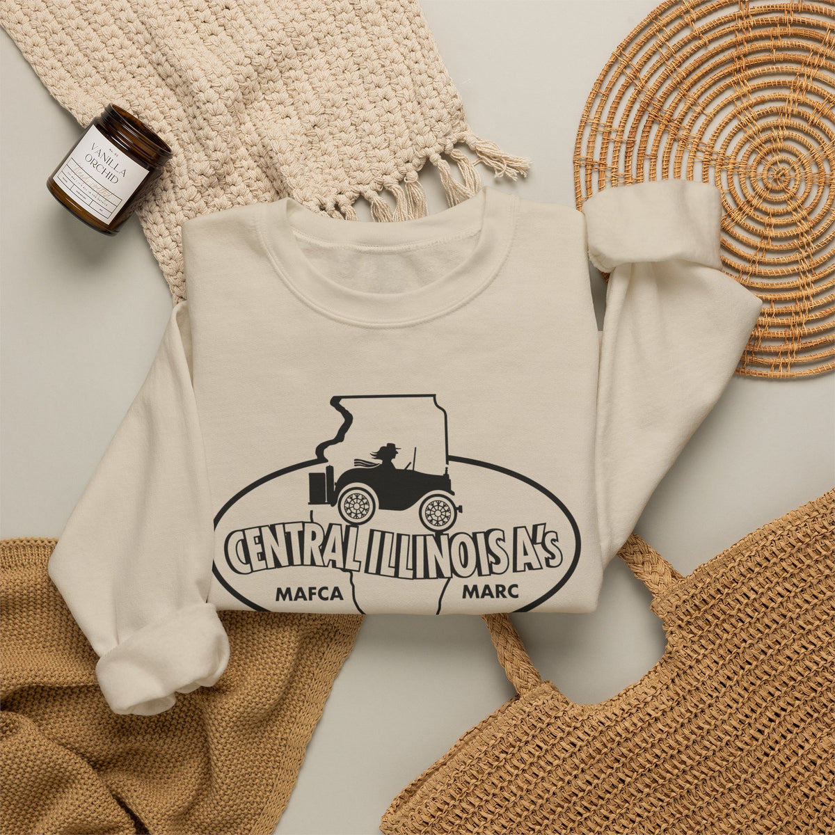 Central Illinois A's Sweatshirt - Unisex Heavy Blend™ Crewneck Sweatshirt