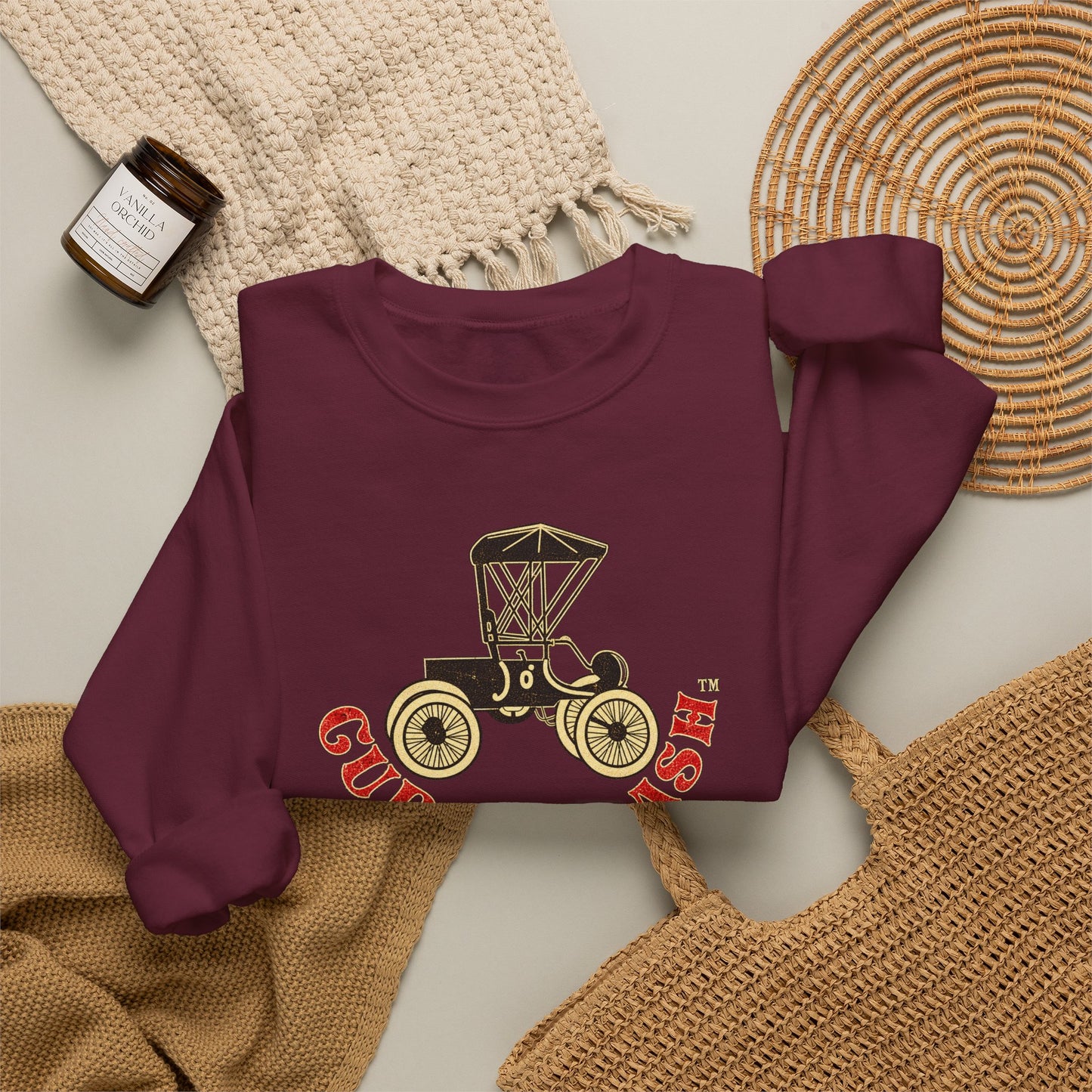 Curved Dash Oldsmobile Club Crewneck Sweatshirt