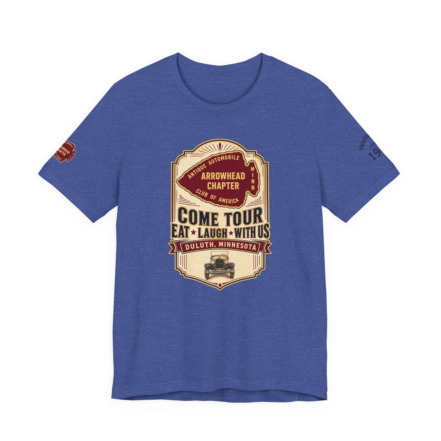 Arrowhead Chapter Tee — "Come Tour, Eat Laugh With Us" Vintage Club Shirt