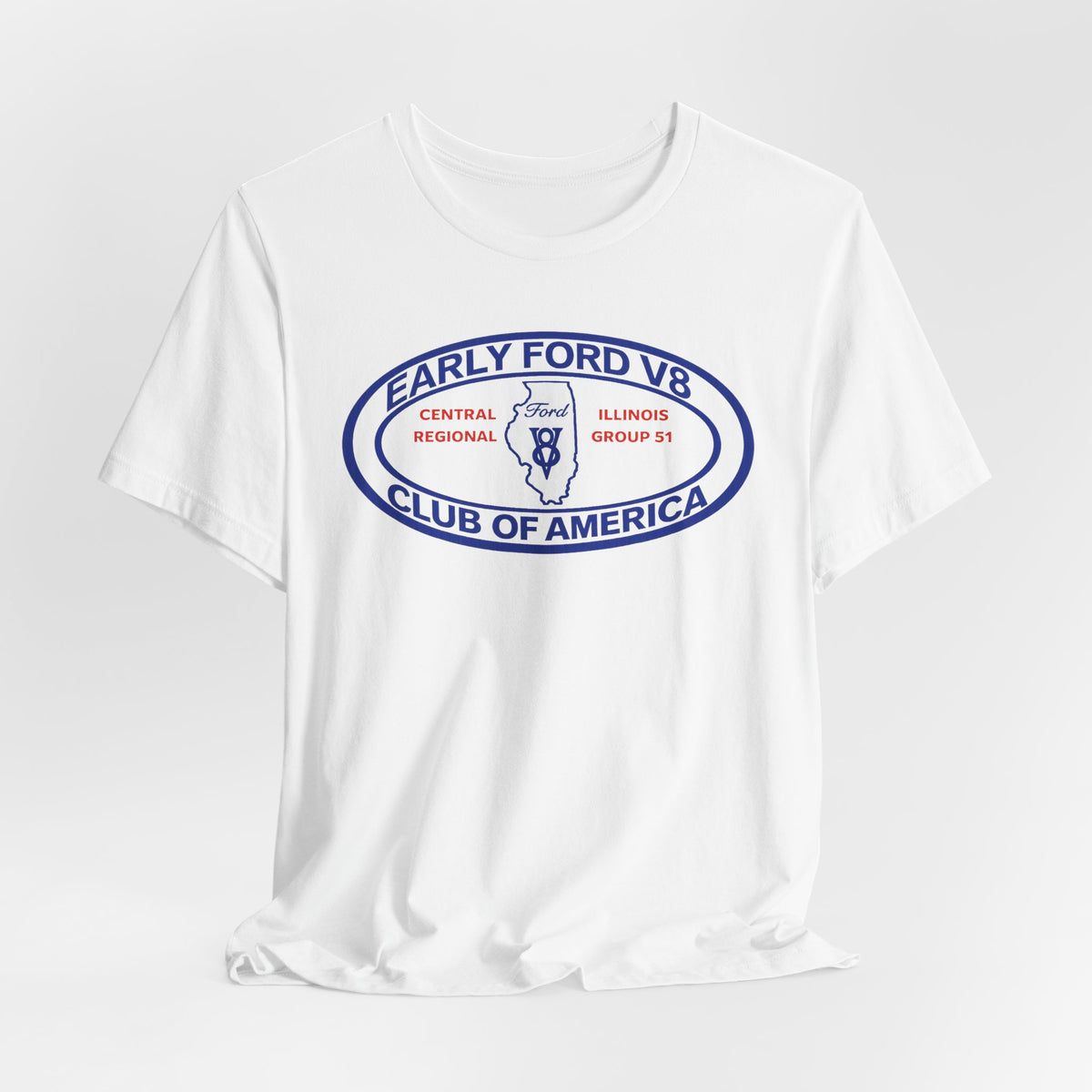 Central Illinois Early Ford V8 T‑Shirt — Unisex Soft Short Sleeve Tee