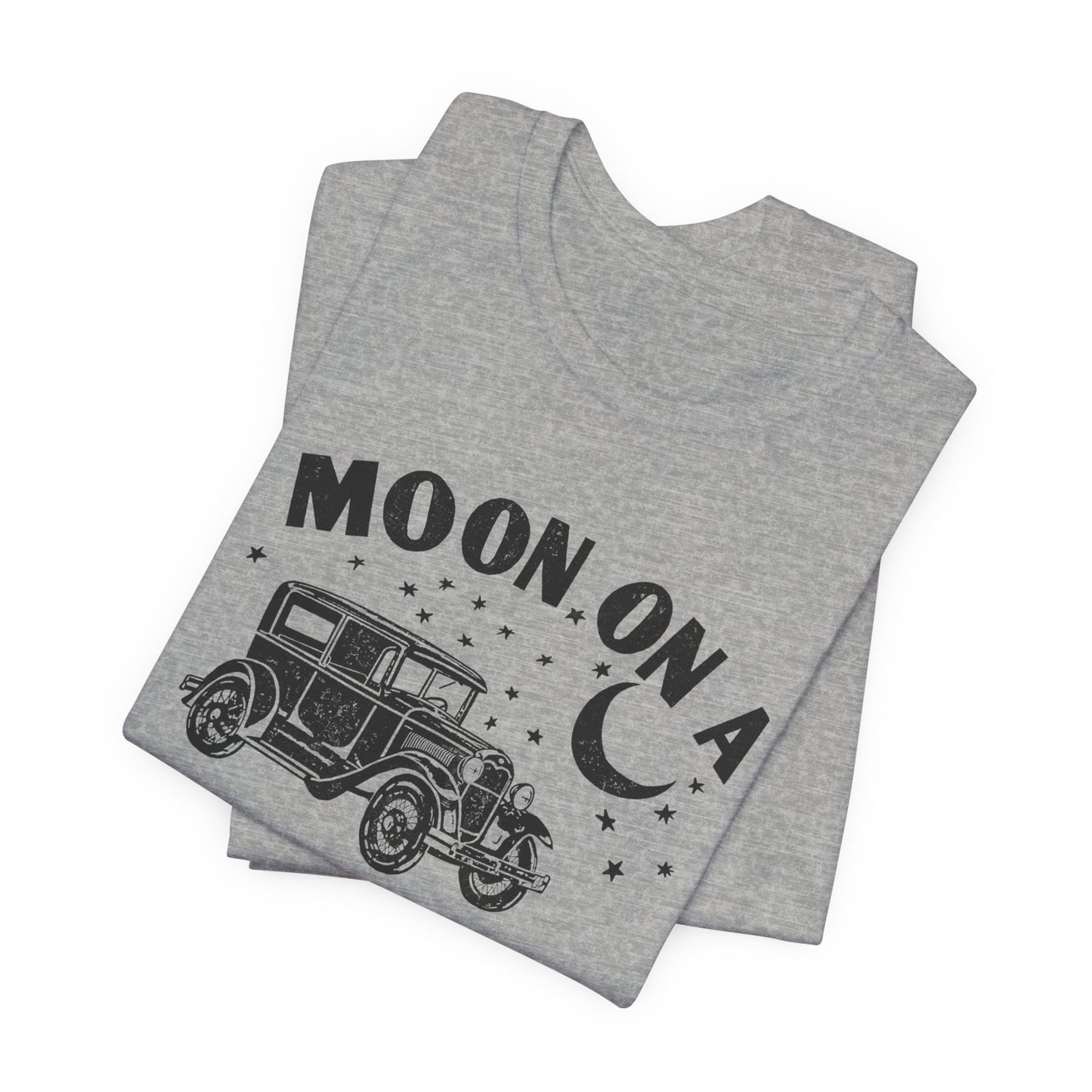 Moon On A Tee Graphic T-Shirt (Model A Club Everett WA)