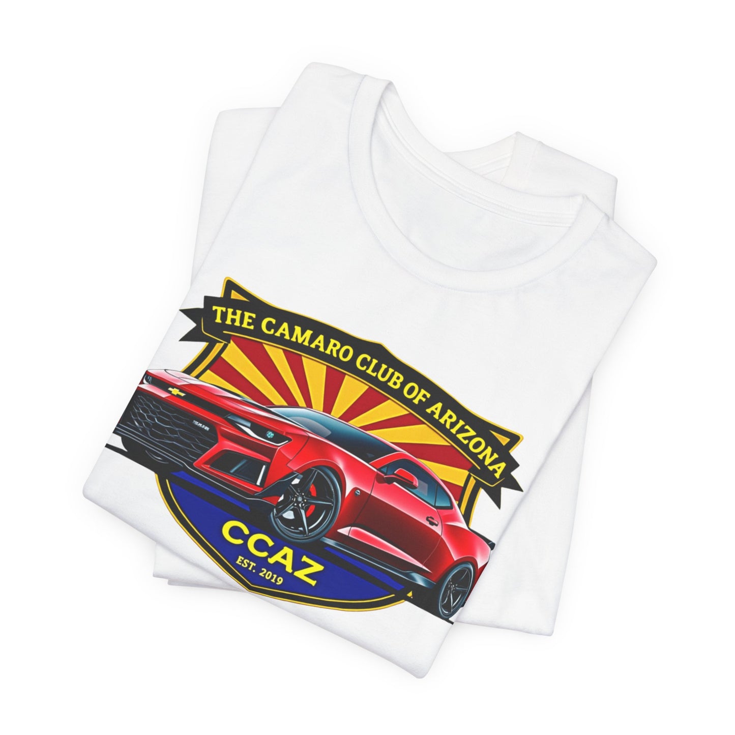 Camaro Club of Arizona T-Shirt – CCAZ Red Camaro Graphic Tee