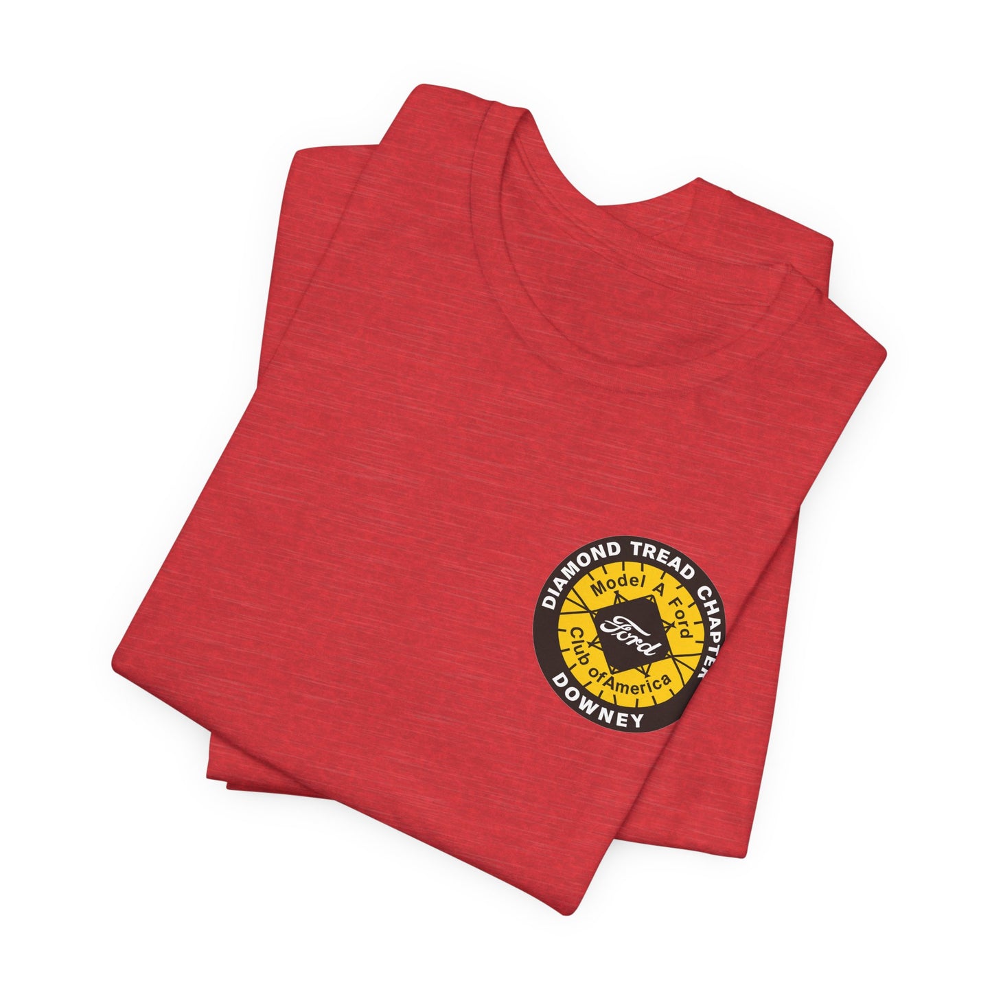 Diamond Tread Chapter Downey T‑Shirt - Small Front Logo Only