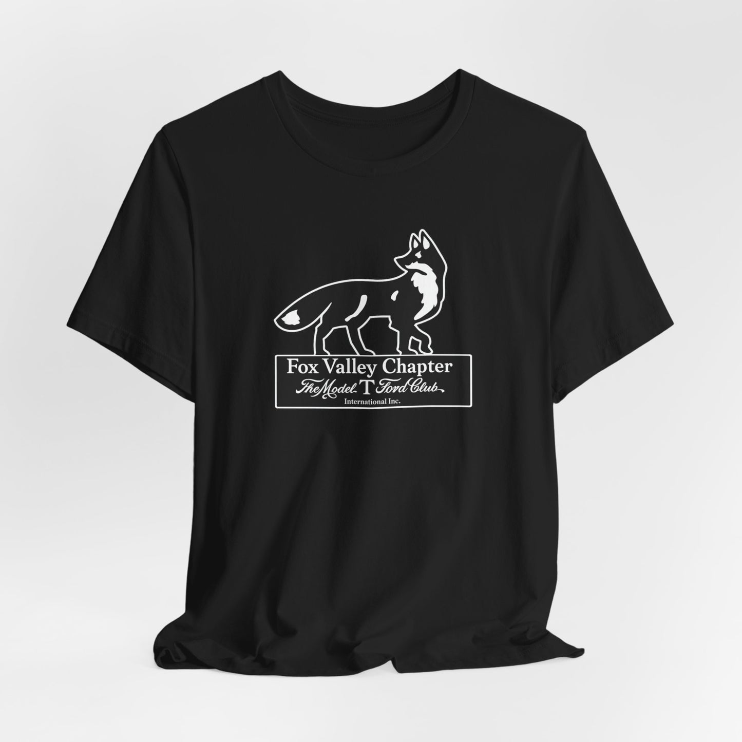 Fox Valley Chapter Model T Ford Club Tee — Vintage Fox Logo Short Sleeve T-Shirt