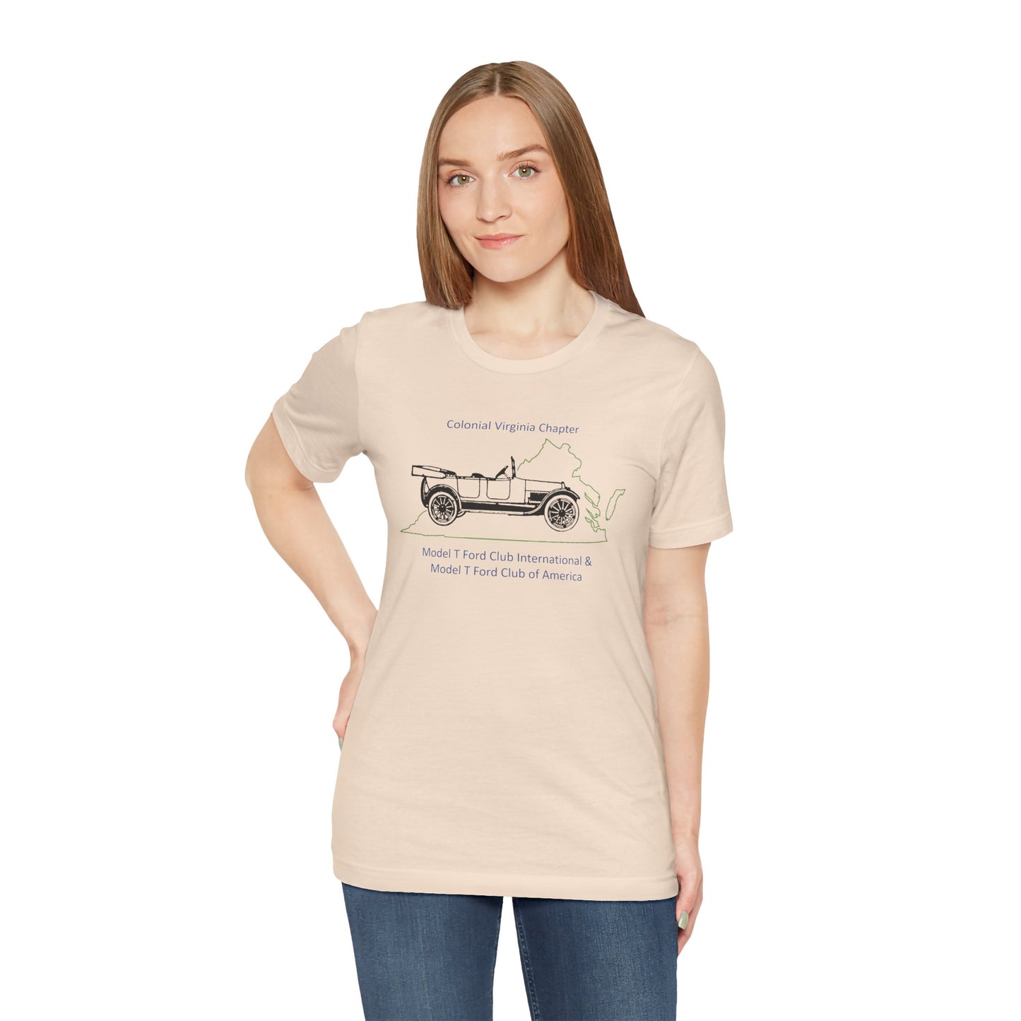 Colonial Virginia Chapter Tee — Colonial Virginia Chapter Vintage Car Shirt