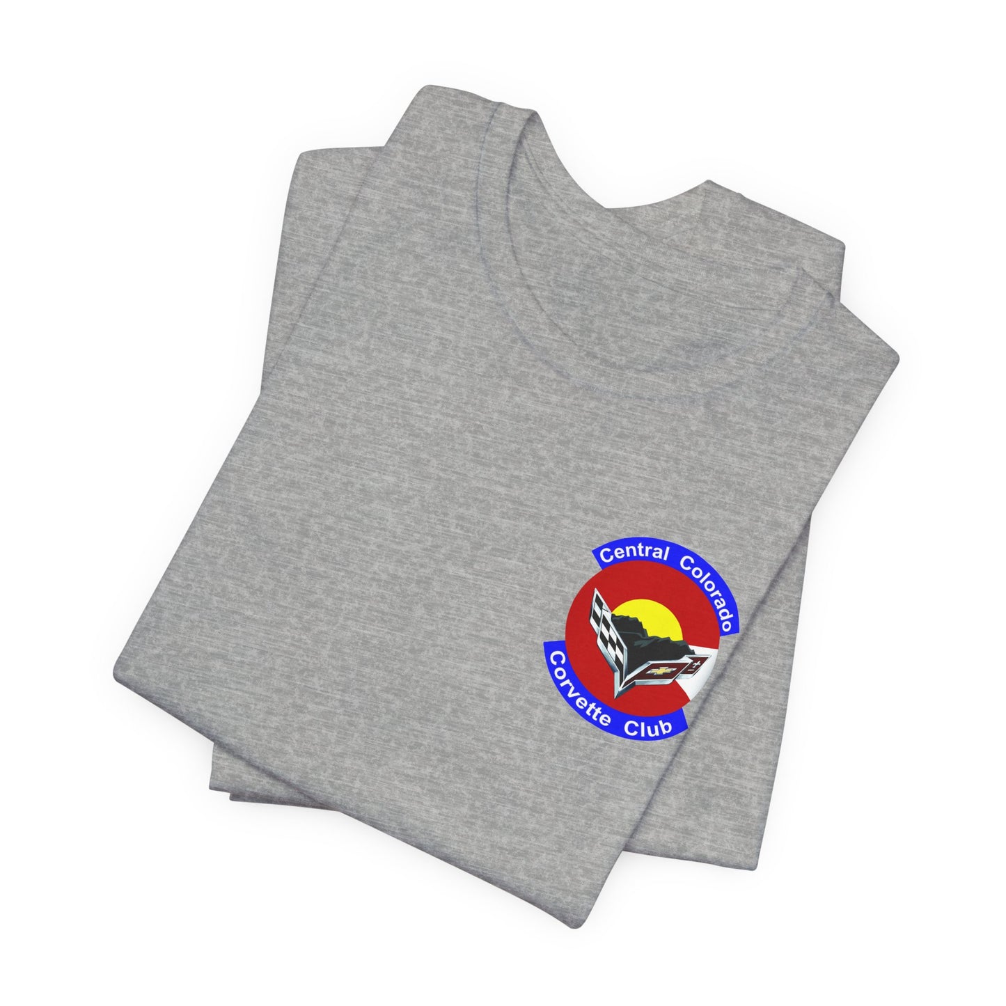 Central Colorado Corvette Club T‑Shirt — Front and Back Logos