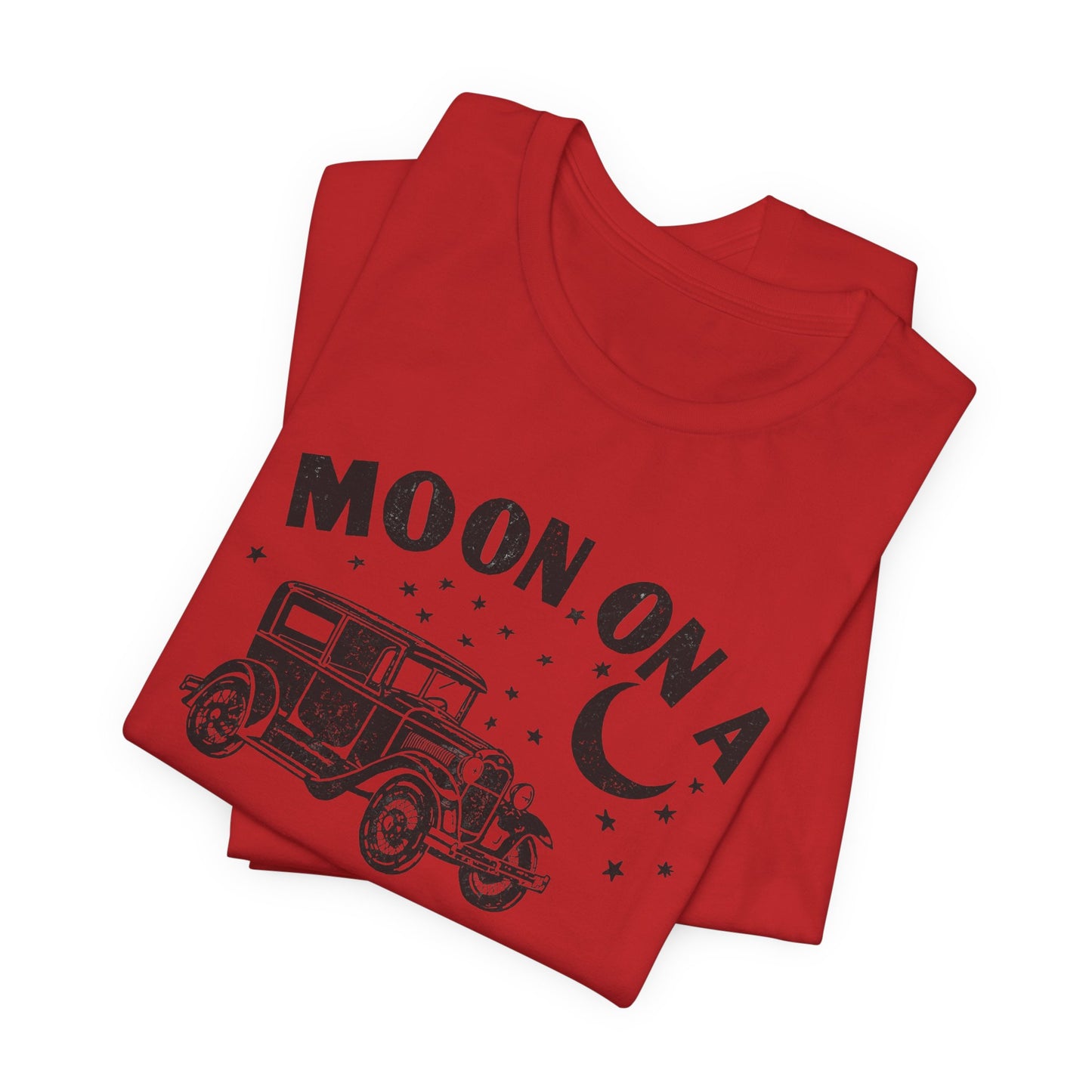 Moon On A Tee Graphic T-Shirt (Model A Club Everett WA)
