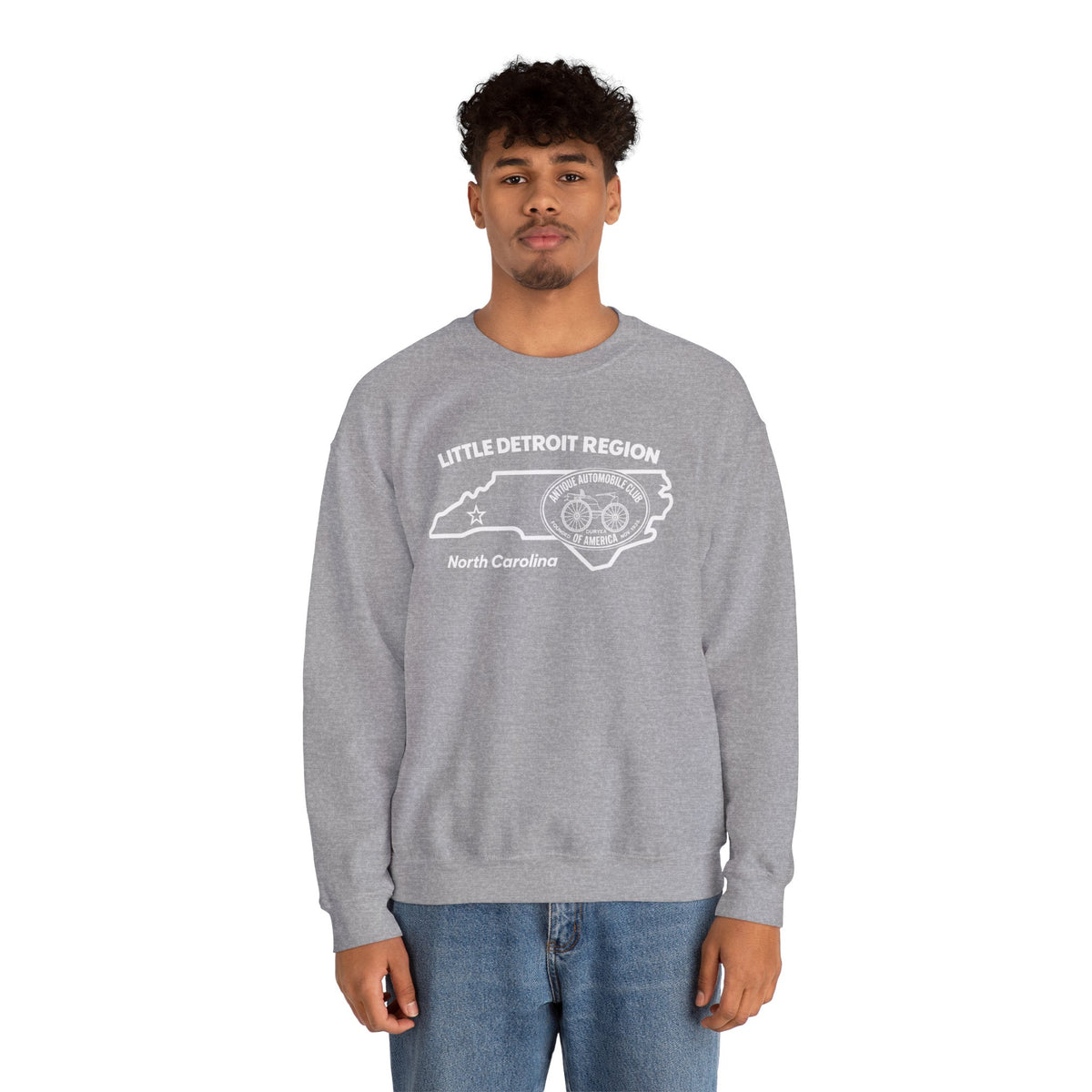 Little Detroit Region North Carolina Unisex Heavy Blend™ Crewneck Sweatshirt