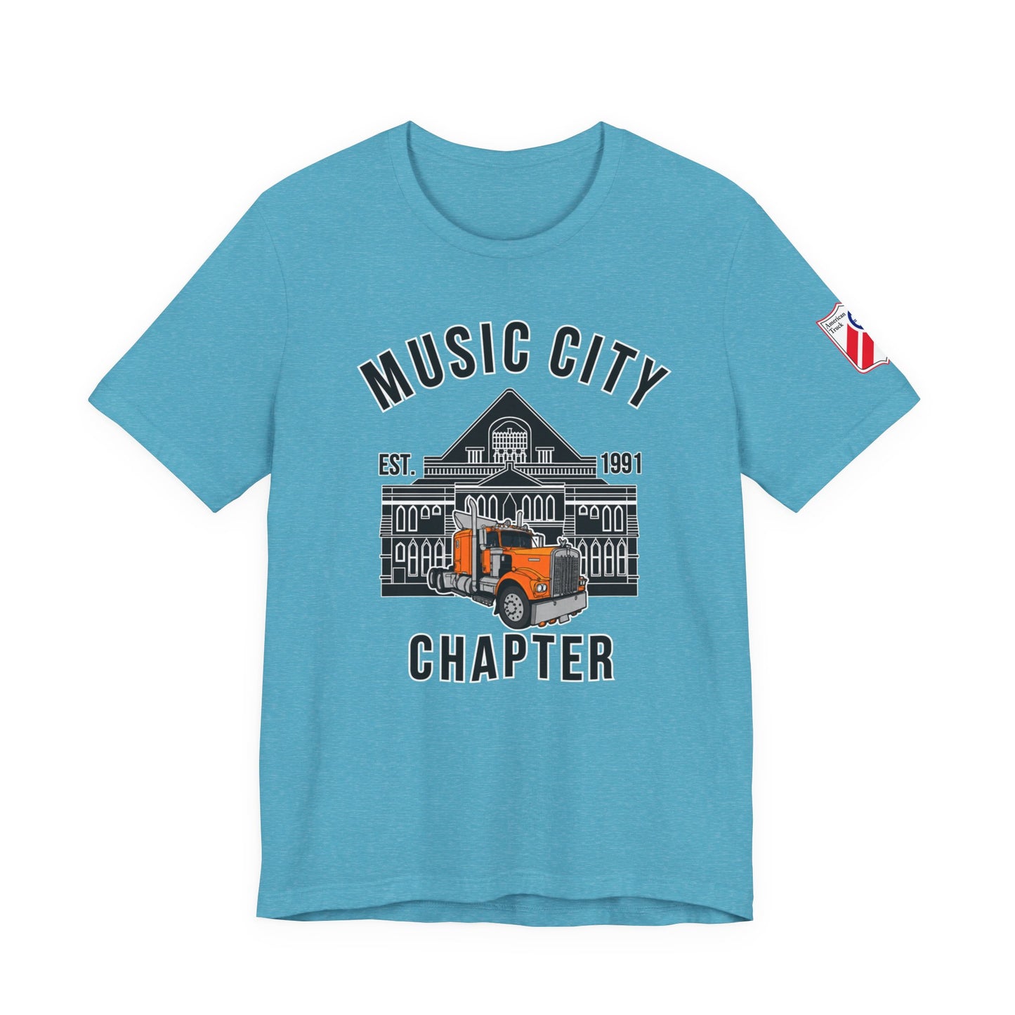 Music City Chapter ATHS Tee — Front Logo and Left Sleeve Logo